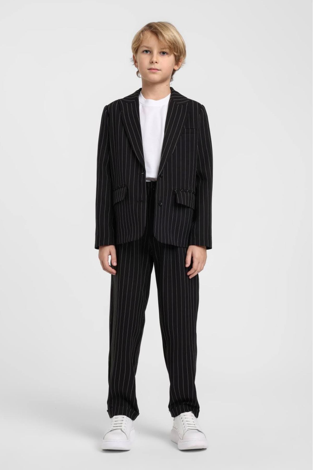 10-14 Yaş Cotto Exclusive Erkek Çocuk 3'Lü Takım-Siyah