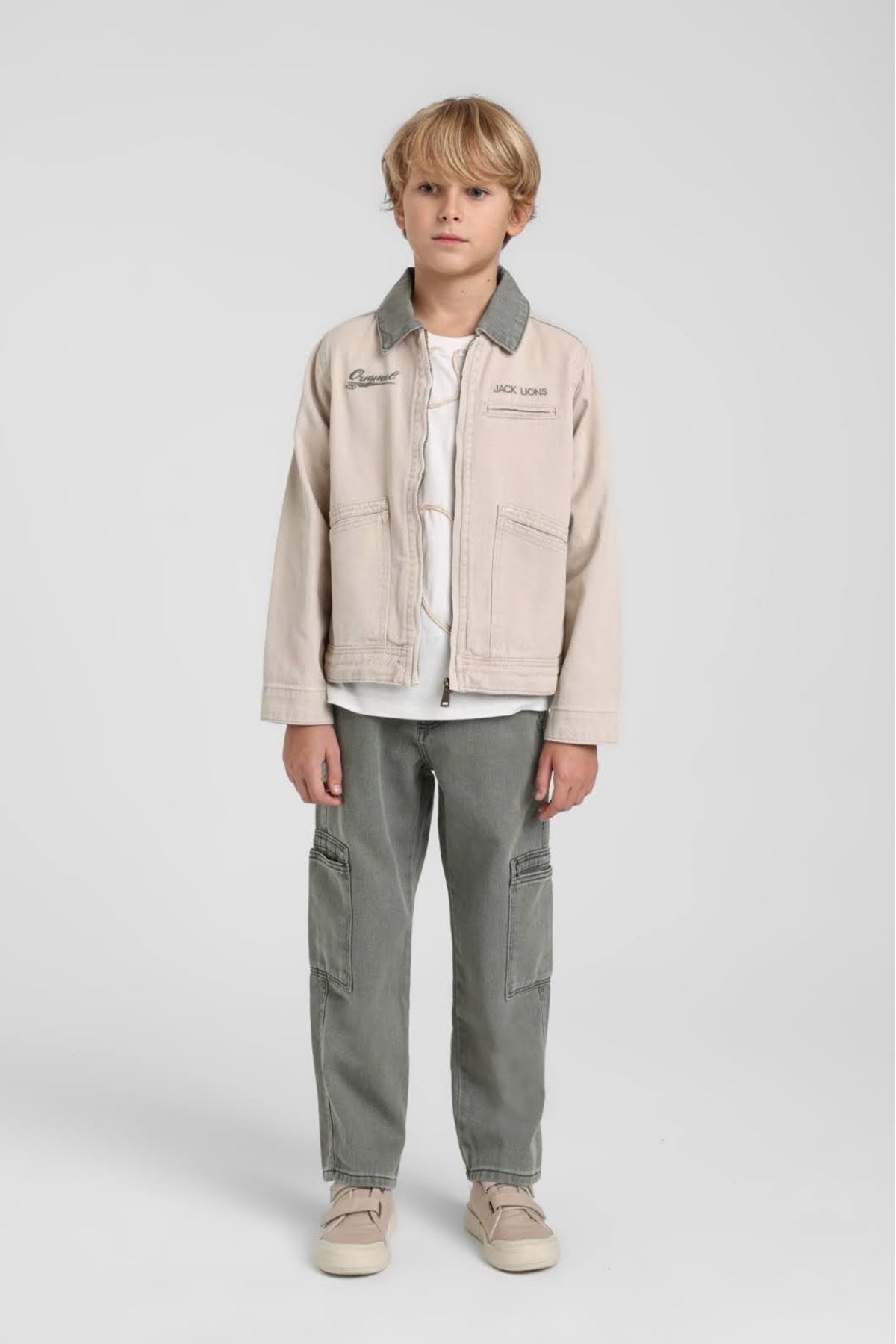 5-14 Yaş Elite Oliver Erkek Çocuk 3'Lü Takım-Yeşil