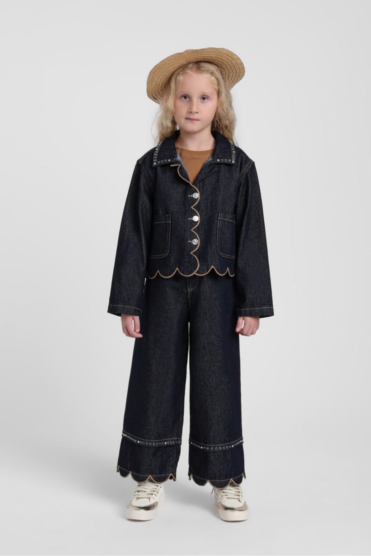 5-14 Yaş Blush Edition Kız Çocuk 3'Lü Takım-İndigo