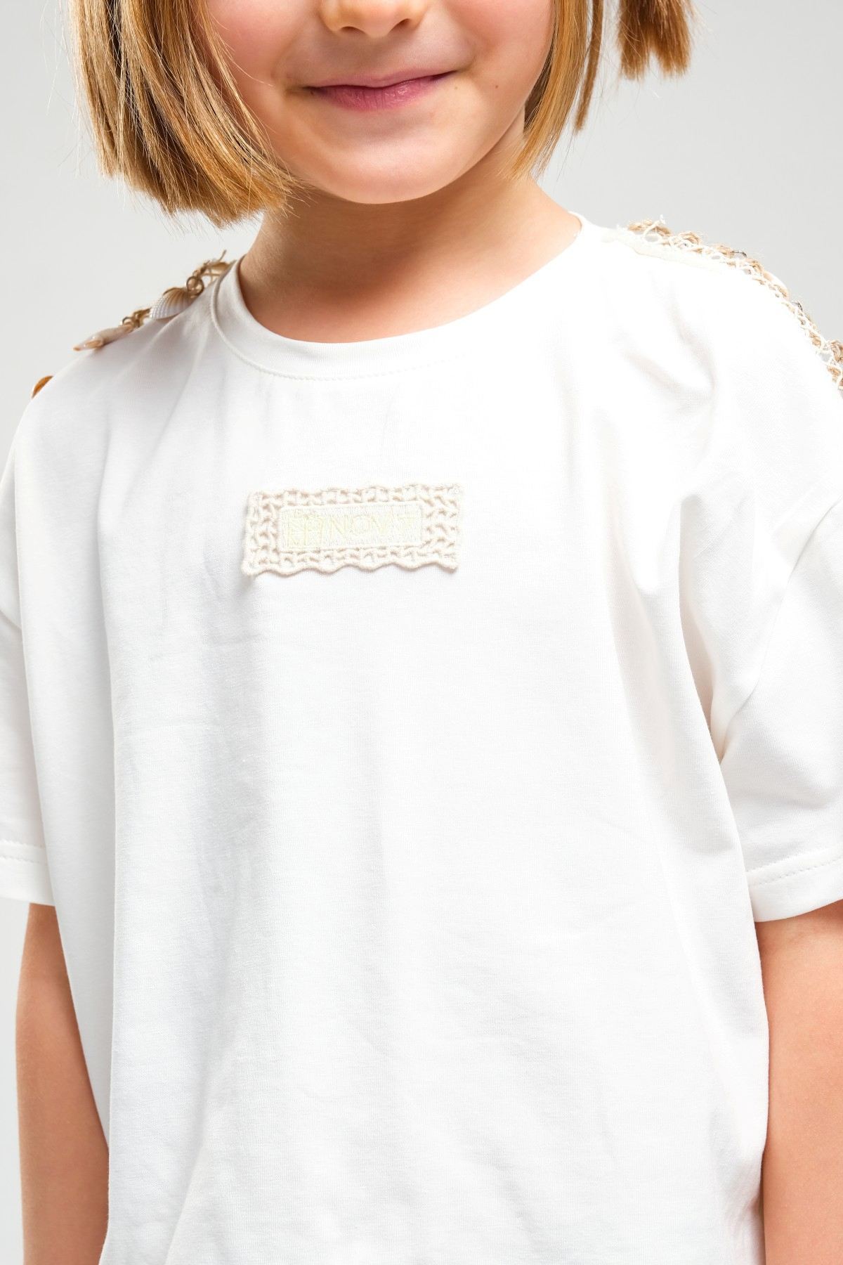 4-8 Yaş SeaShell Sugar Kız Çocuk Takım-Sarı