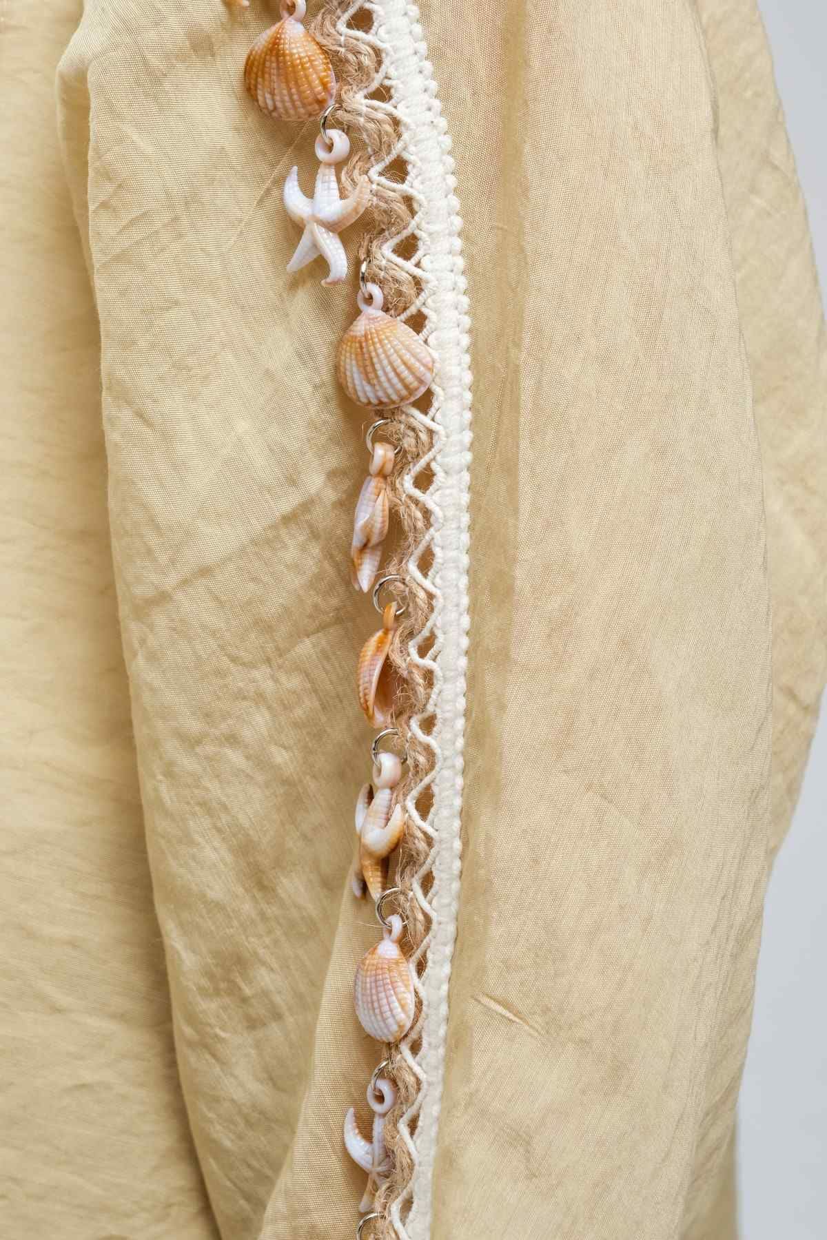 4-8 Yaş SeaShell Sugar Kız Çocuk 3'Lü Takım-Haki