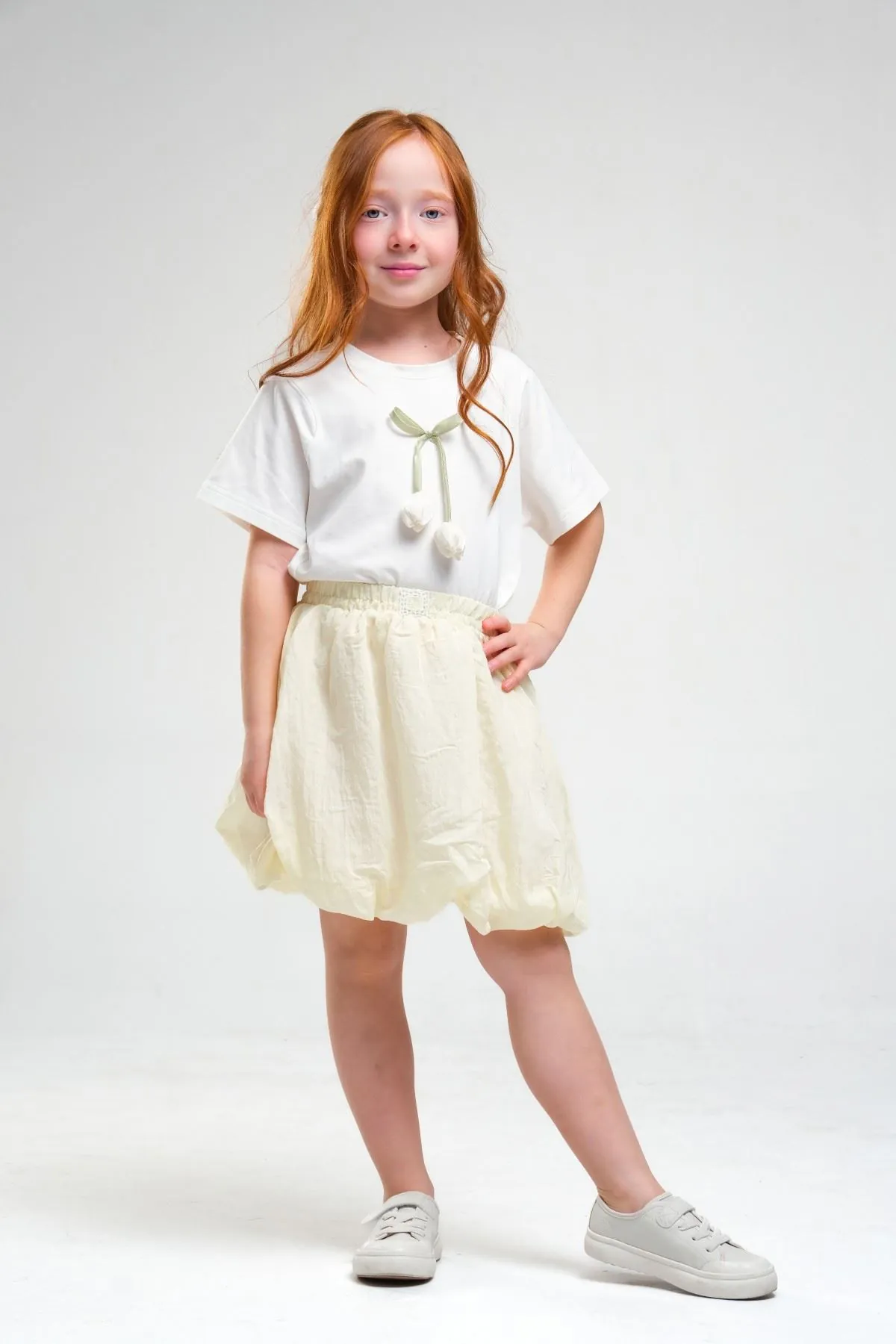 4-8 Yaş Daisy Lovelye Kız Çocuk Takım-Sarı