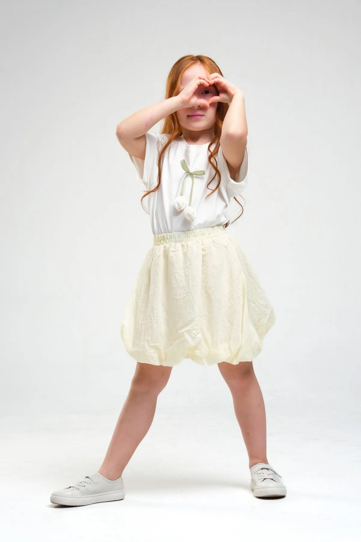 4-8 Yaş Daisy Lovelye Kız Çocuk Takım-Sarı