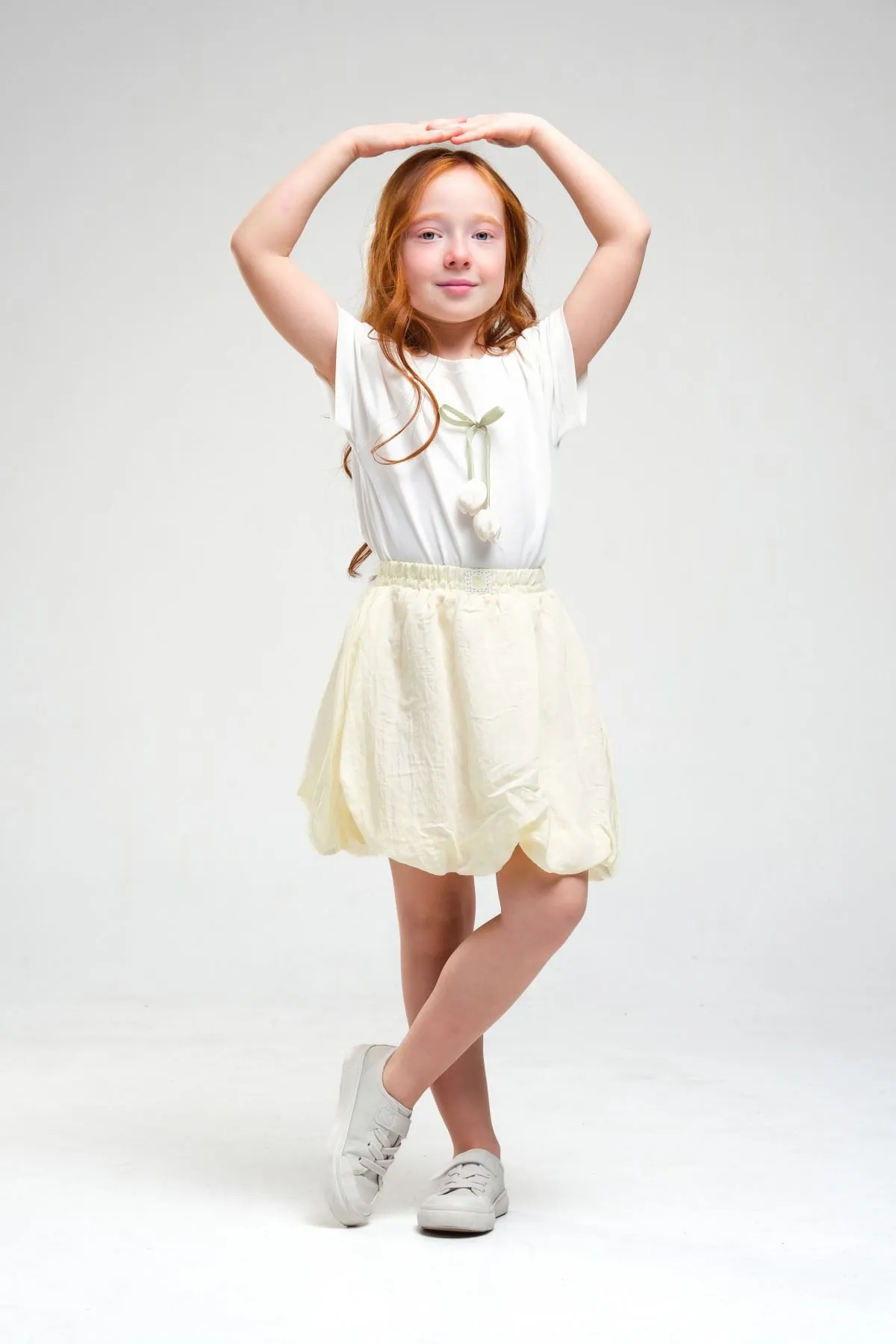 4-8 Yaş Daisy Lovelye Kız Çocuk Takım-Sarı