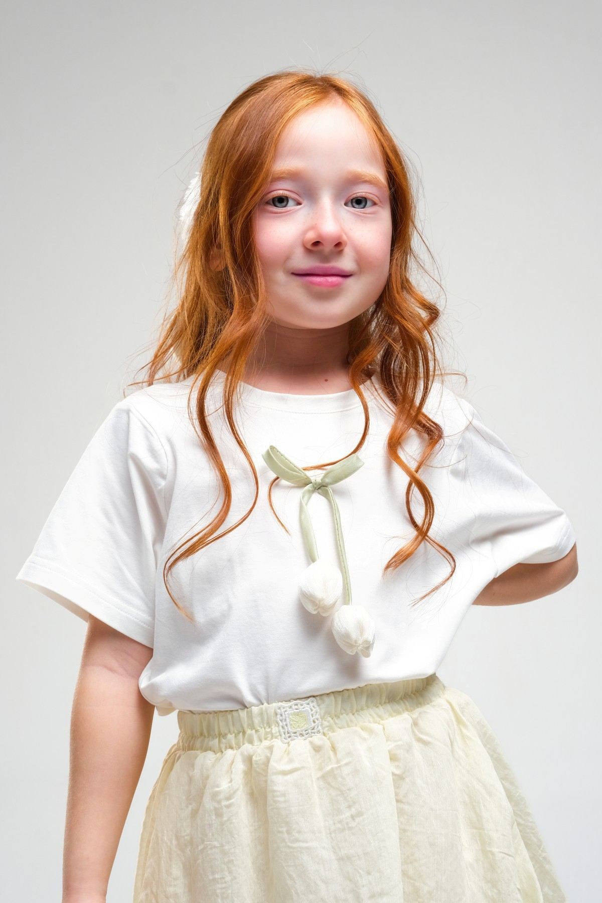 4-8 Yaş Daisy Lovelye Kız Çocuk Takım-Sarı