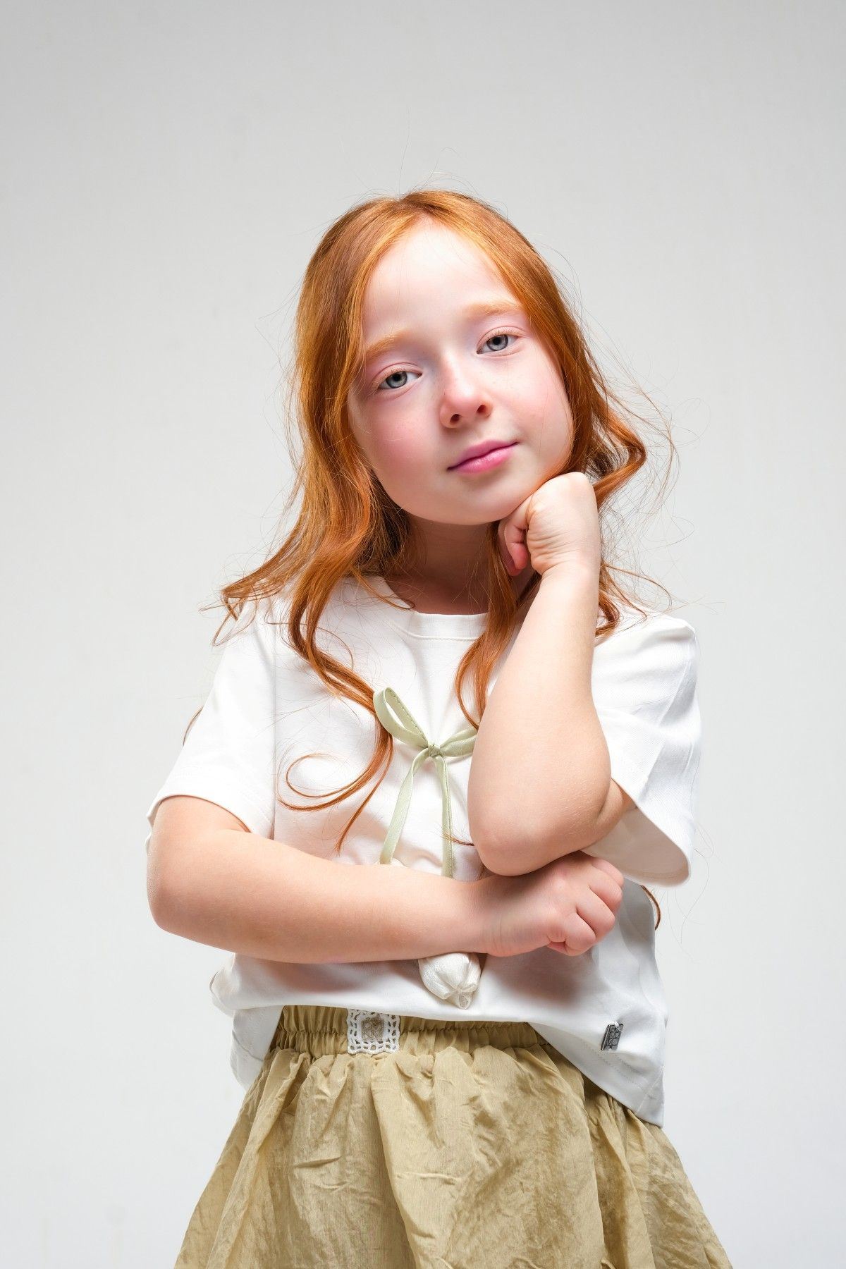 4-8 Yaş Daisy Lovelye Kız Çocuk Takım-Haki