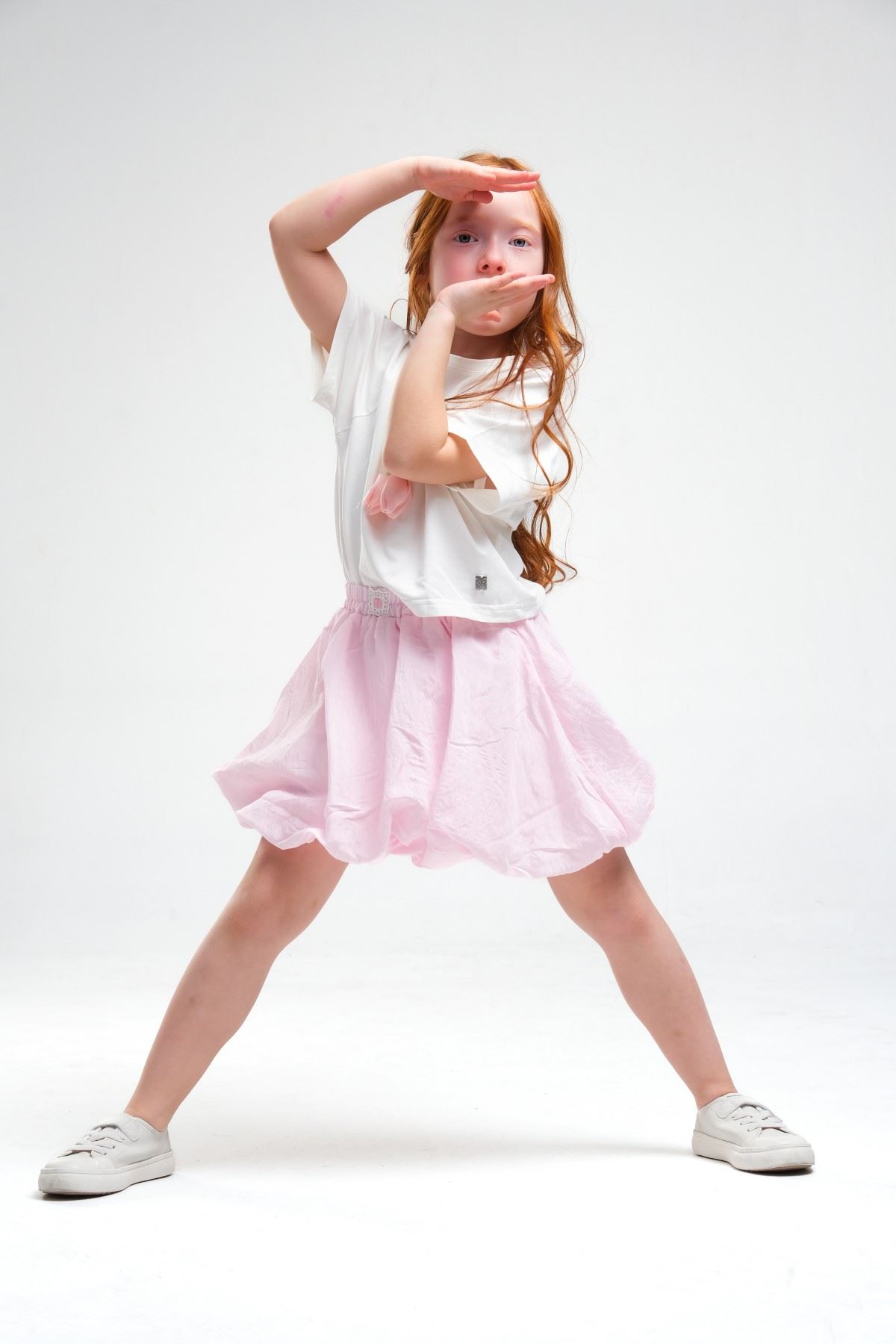 4-8 Yaş Daisy Lovelye Kız Çocuk Takım-Şeker Pembe