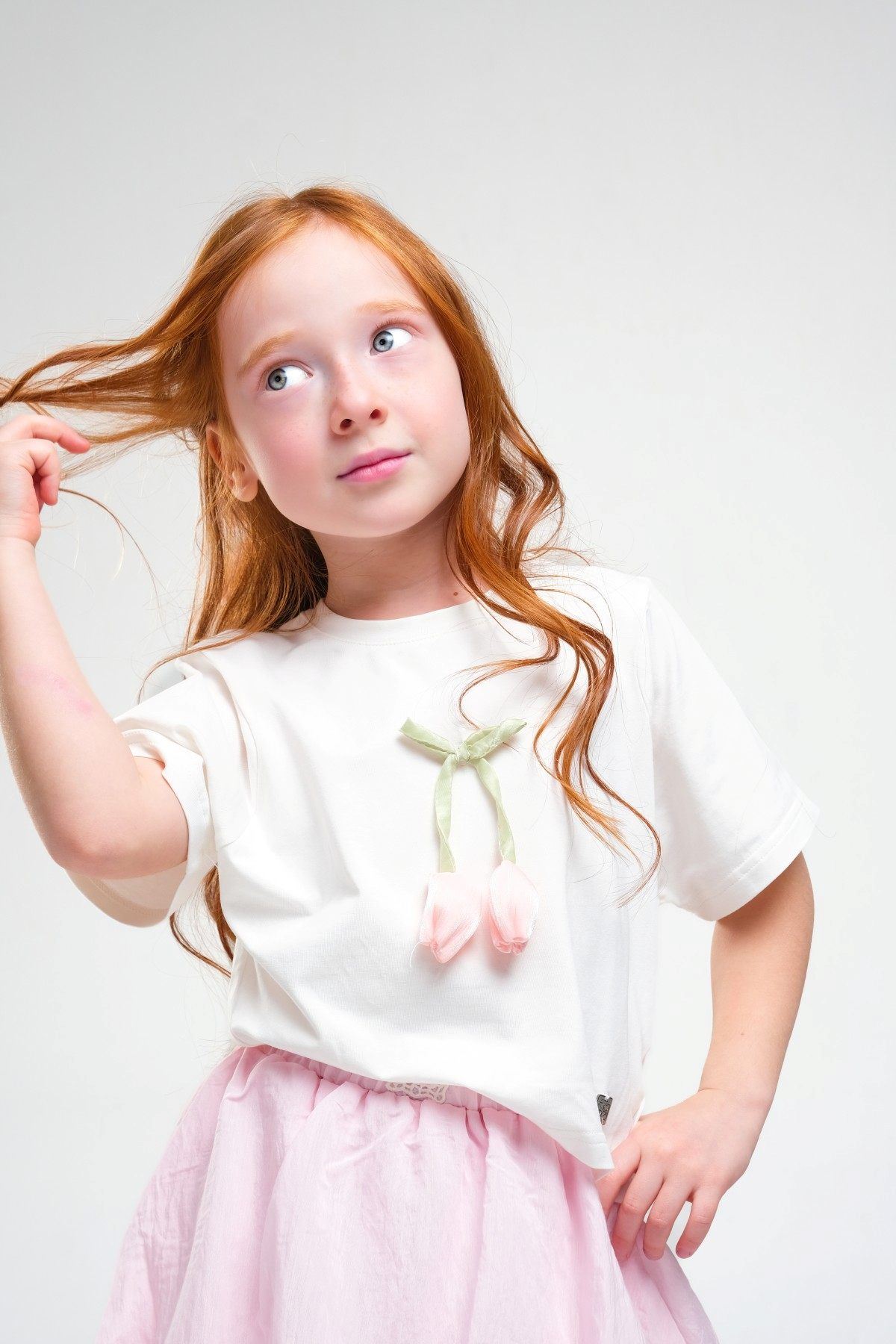 4-8 Yaş Daisy Lovelye Kız Çocuk Takım-Şeker Pembe