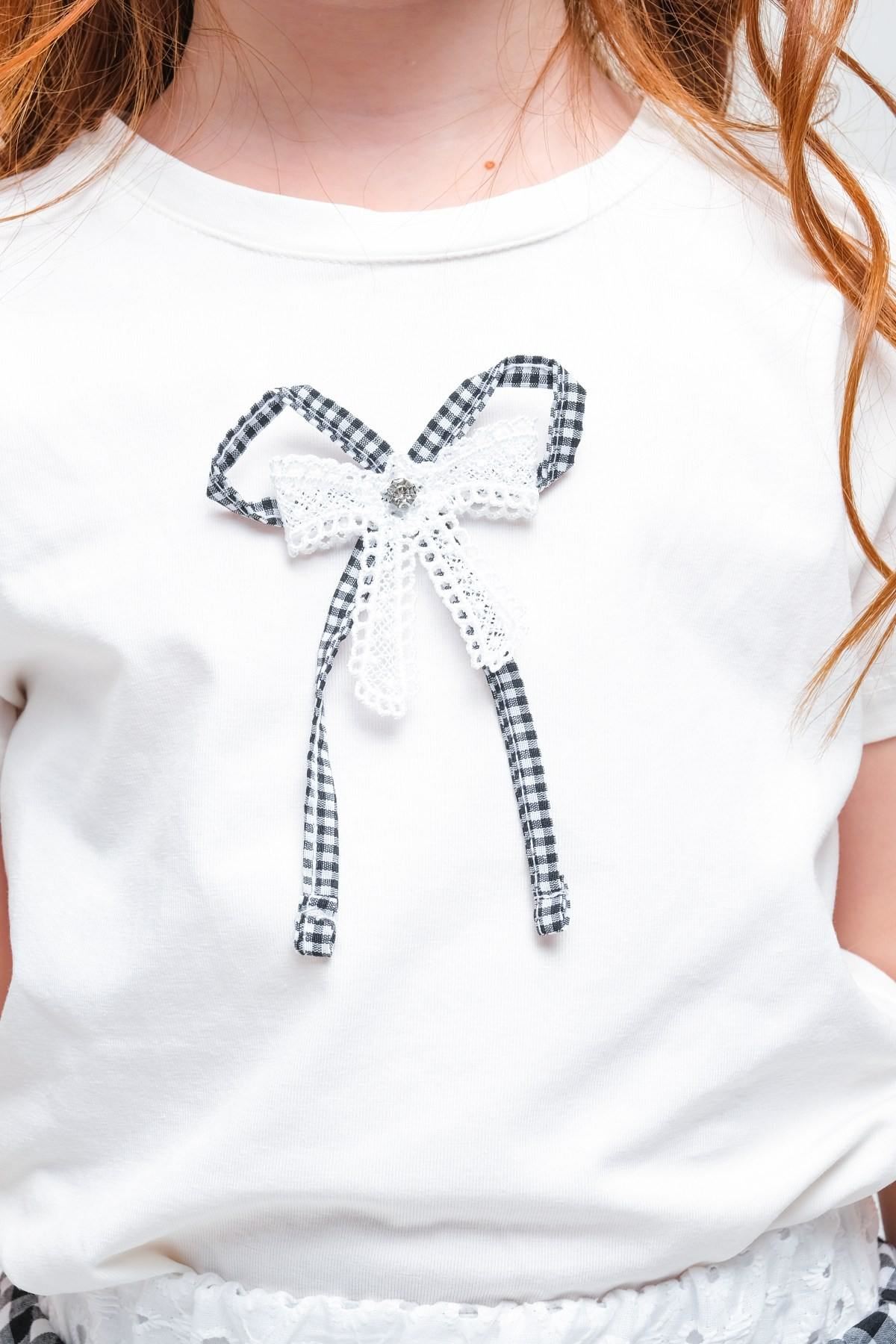 4-8 Yaş Navy Firuze Kız Çocuk Takım-Siyah