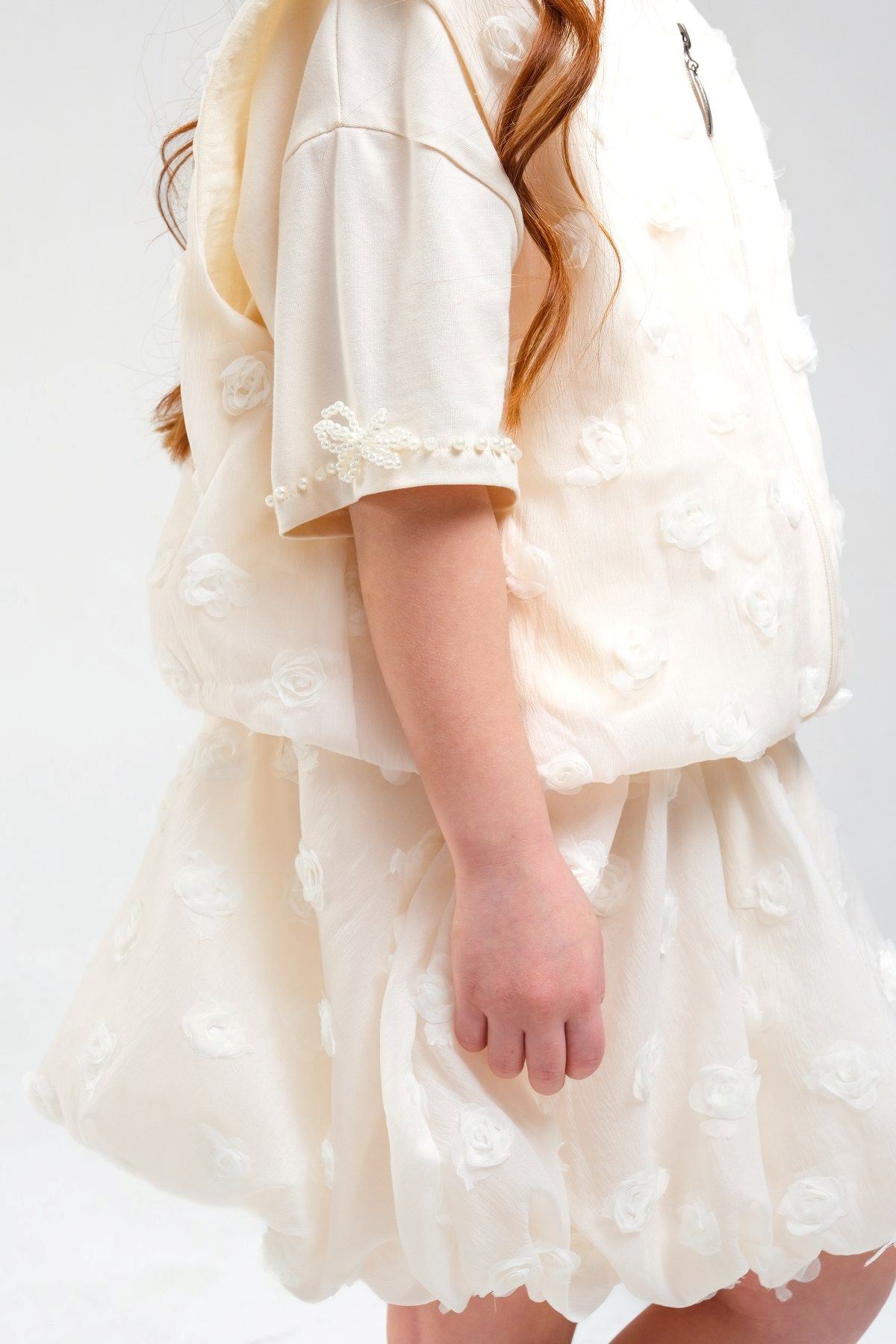 4-8 Yaş Orca Royal Kız Çocuk 3'Lü Takım-Latte