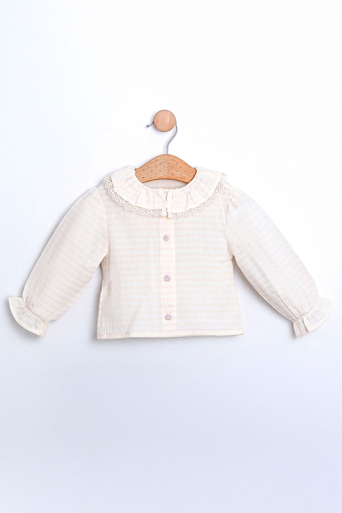 6-18 Aylık Pink Love Çantalı 4'Lü Kız Bebek Takım-Pembe