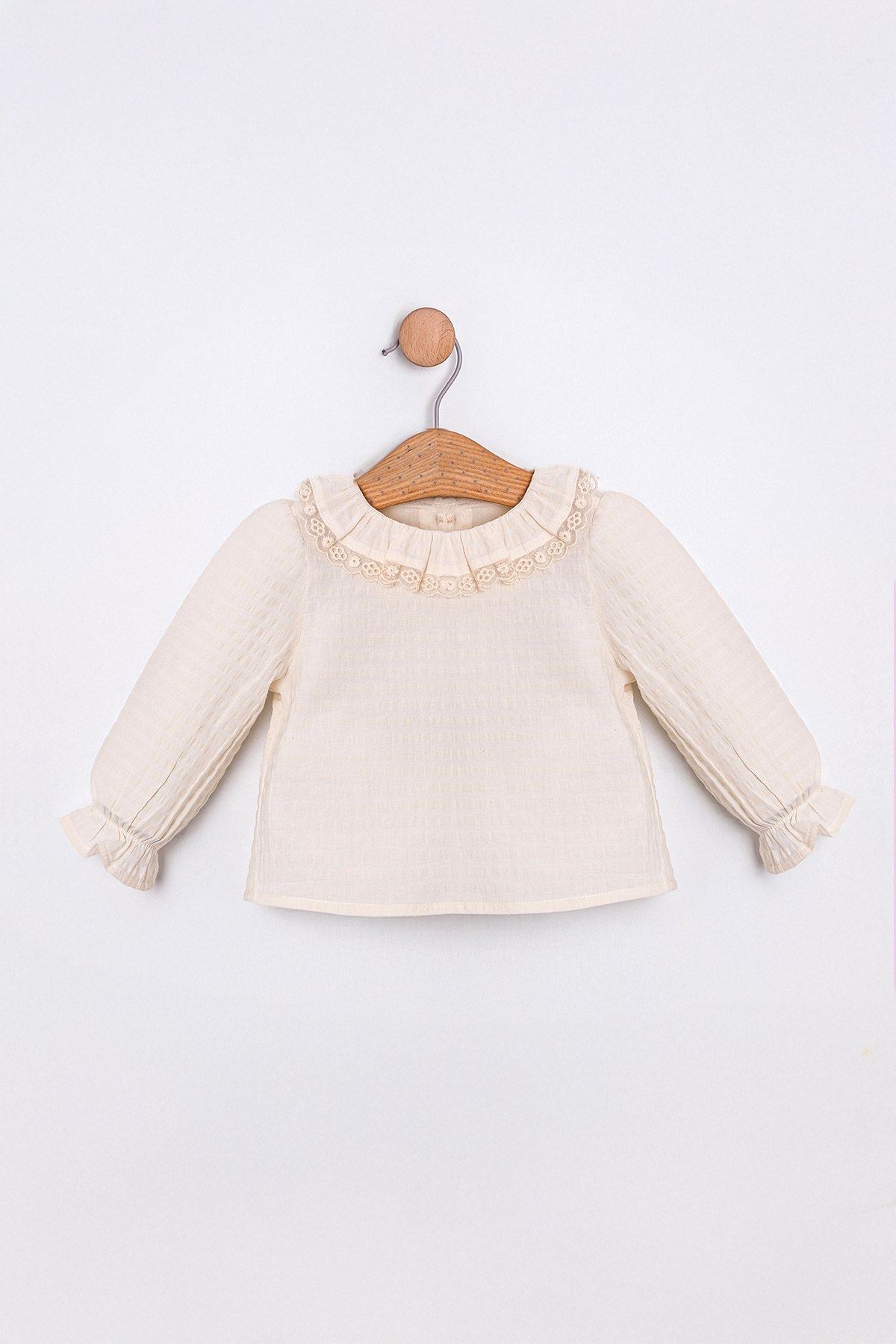 6-18 Aylık Leyla Kız Bebek 3'Lü Takım-Latte