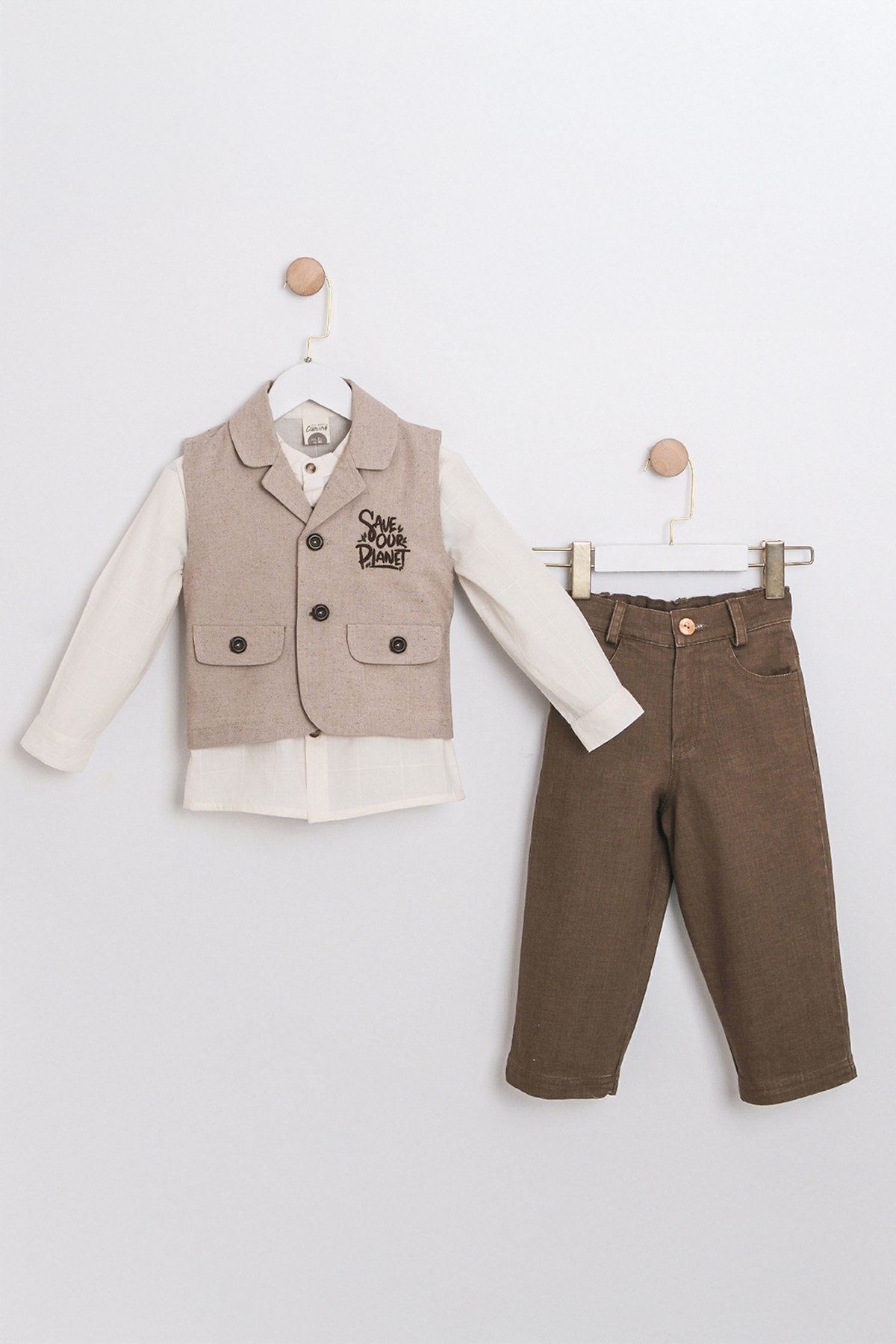 2-5 Yaş Antonıo Prime Erkek Çocuk 3'Lü Takım-Vizon