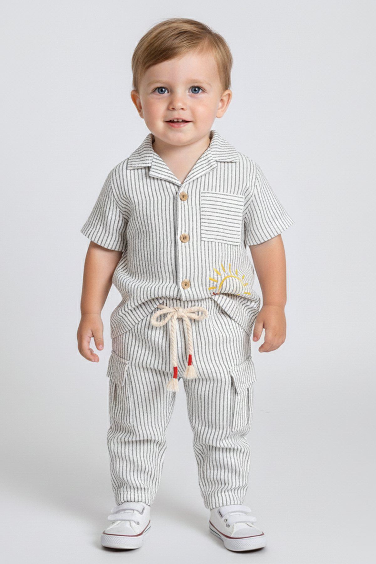 9-24 Aylık Atlas Leo Erkek Bebek Takım-Lacivert