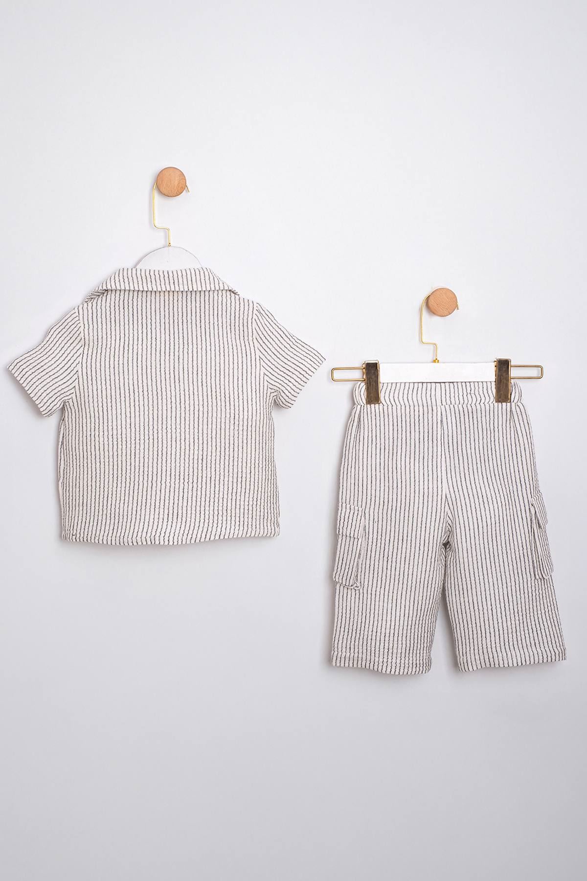 9-24 Aylık Atlas Leo Erkek Bebek Takım-Lacivert