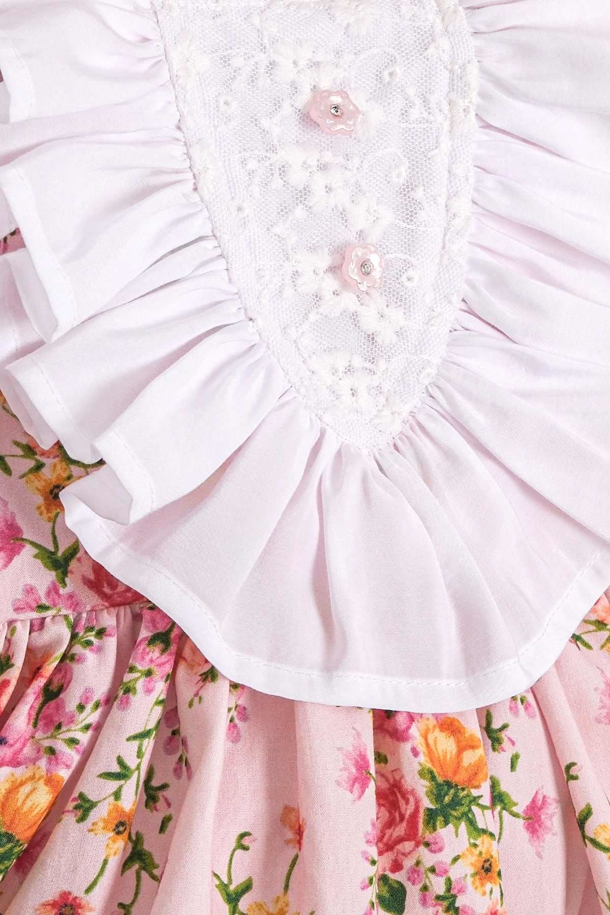 2-5 Yaş Maria Mussness Kız Çocuk Elbise-Pembe