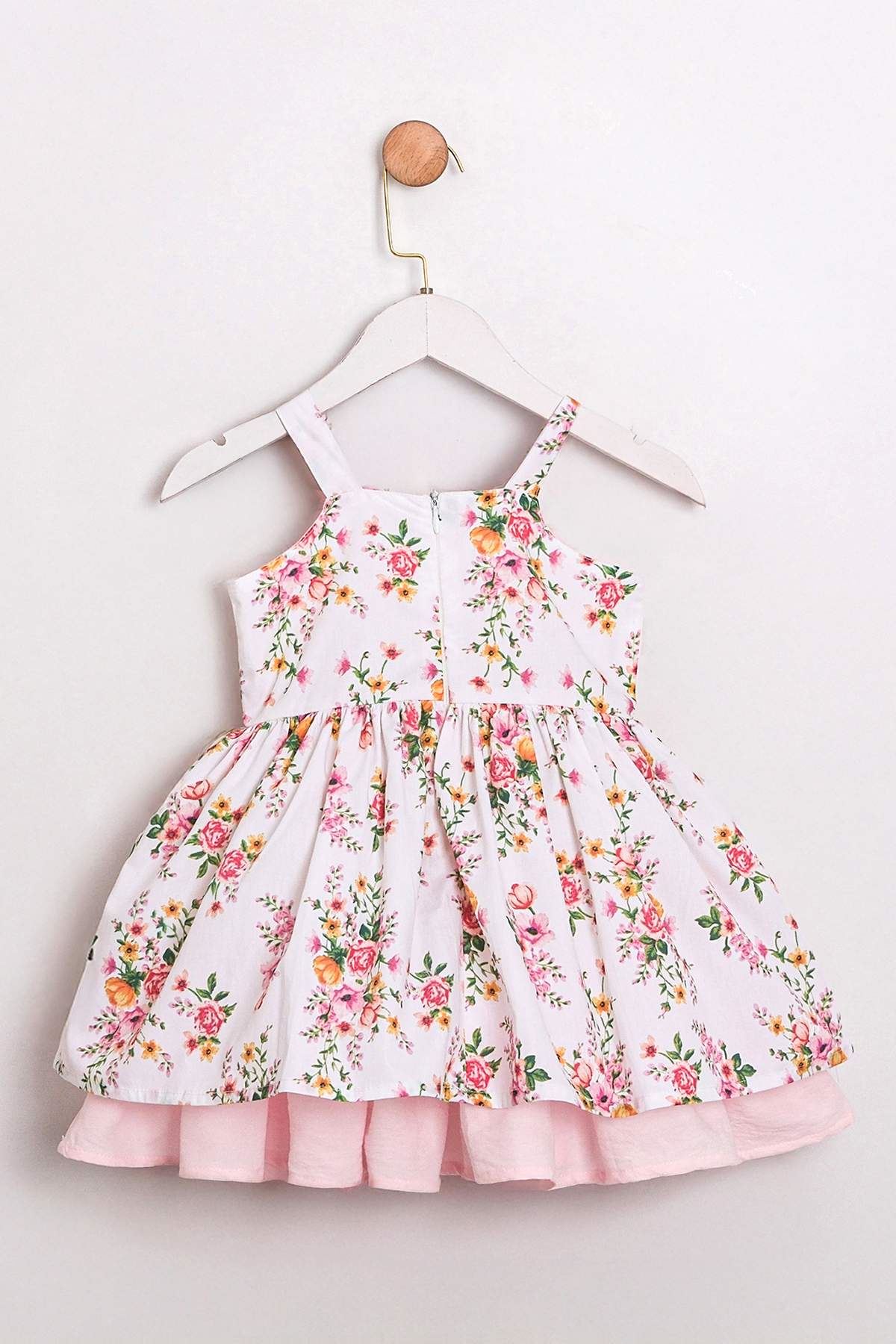 2-5 Yaş Maria Mussness Kız Çocuk Elbise-Ekru