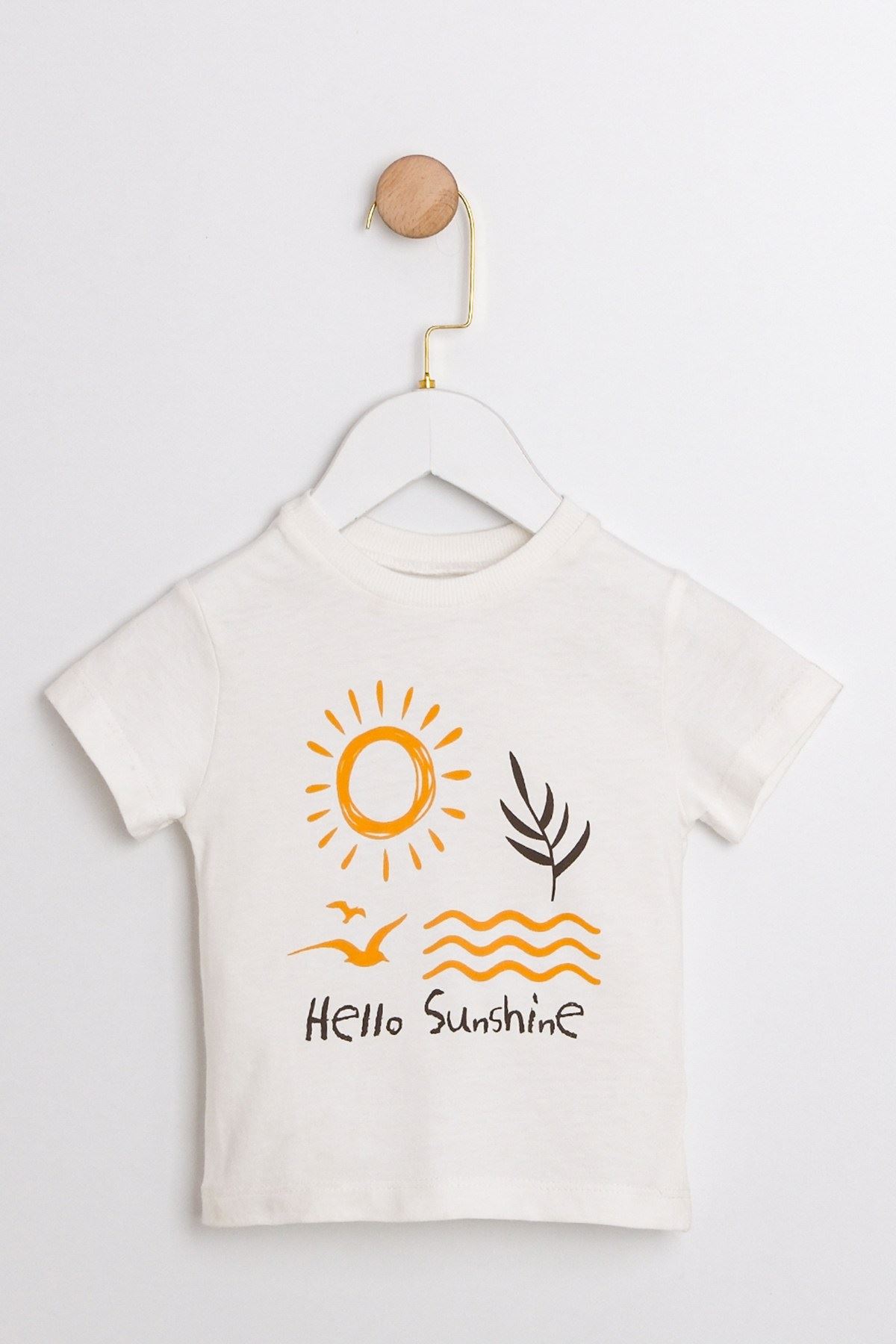 9-24 Aylık King Mode Erkek Bebek 3'Lü Takım-Latte