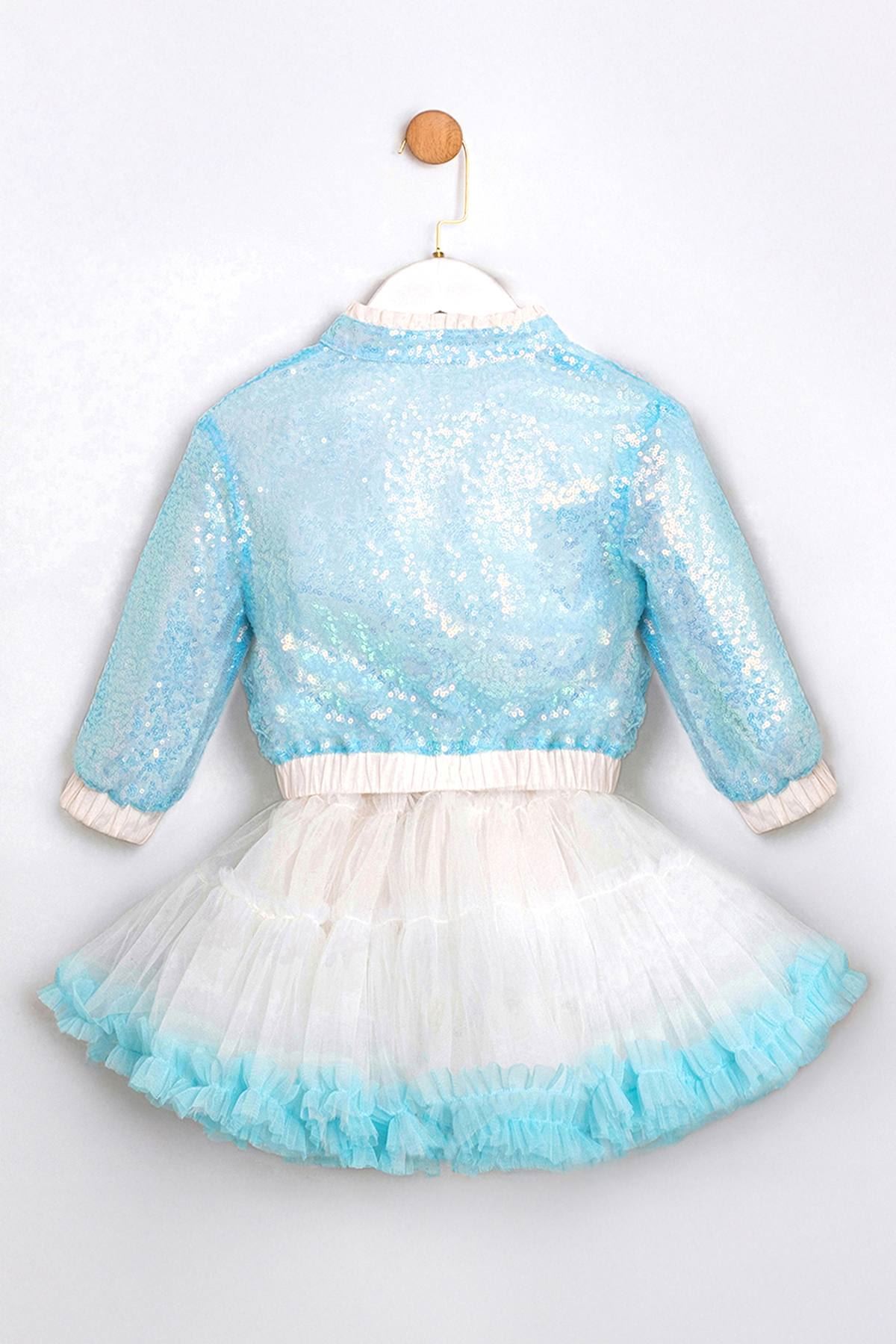 2-5 Yaş Magic Kız Çocuk 3'Lü Takım-Mavi