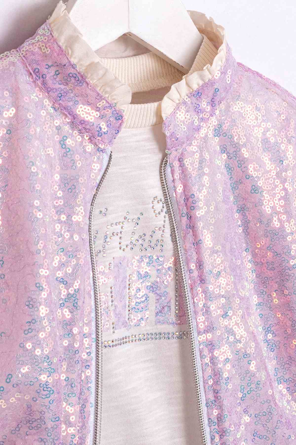 2-5 Yaş Magic Kız Çocuk 3'Lü Takım-Lila