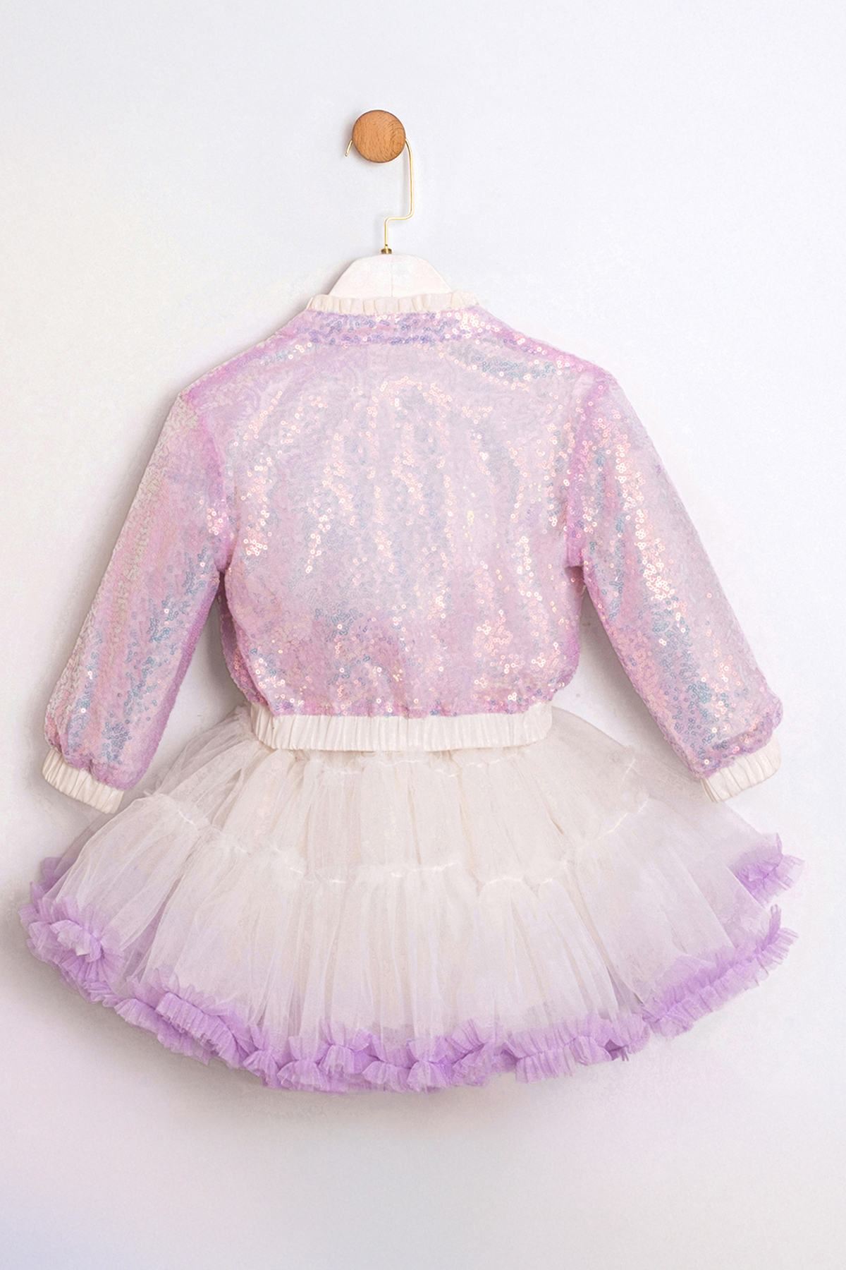 2-5 Yaş Magic Kız Çocuk 3'Lü Takım-Lila
