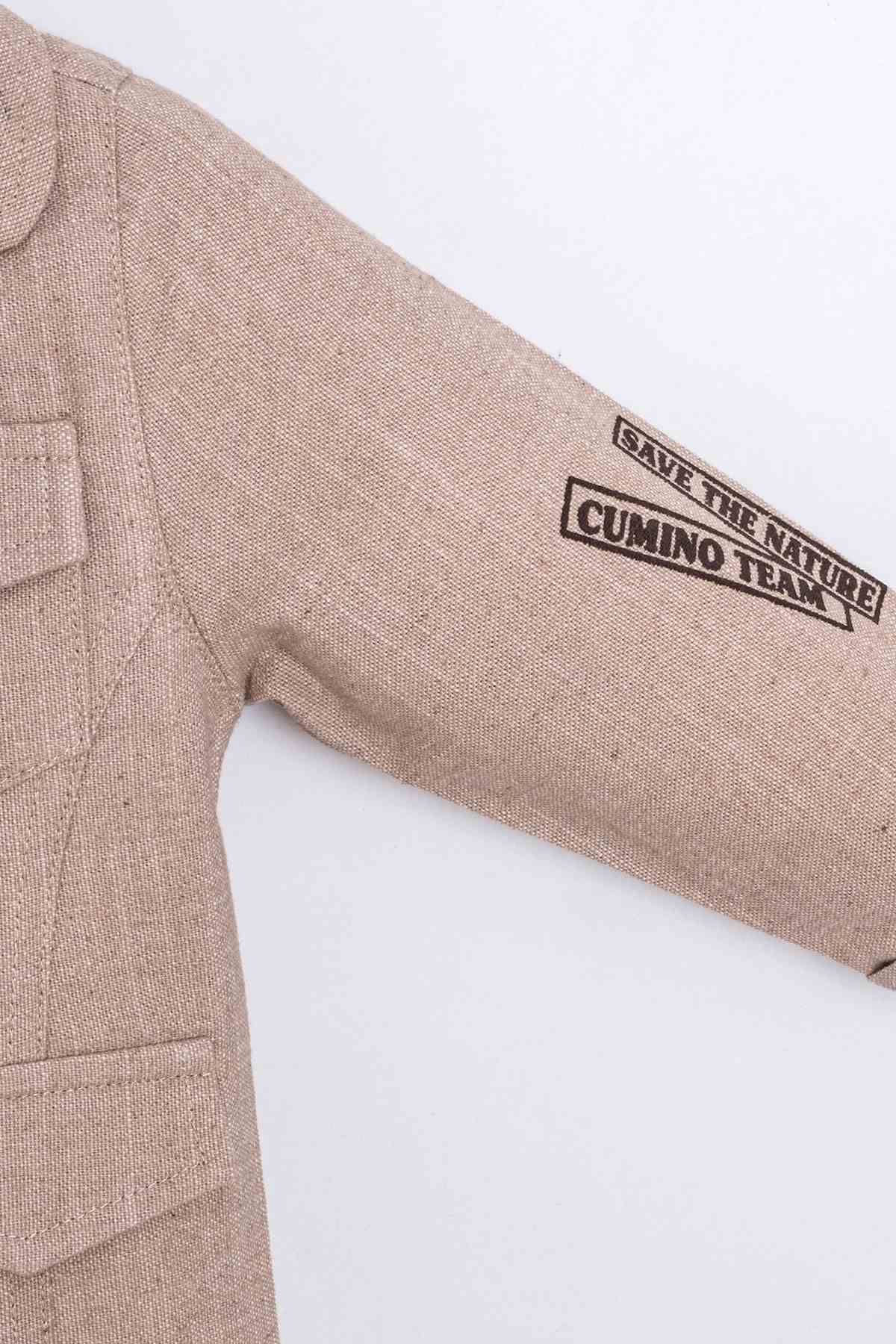 9-24 Aylık Prime Prince Erkek Bebek 3'Lü Takım-Latte