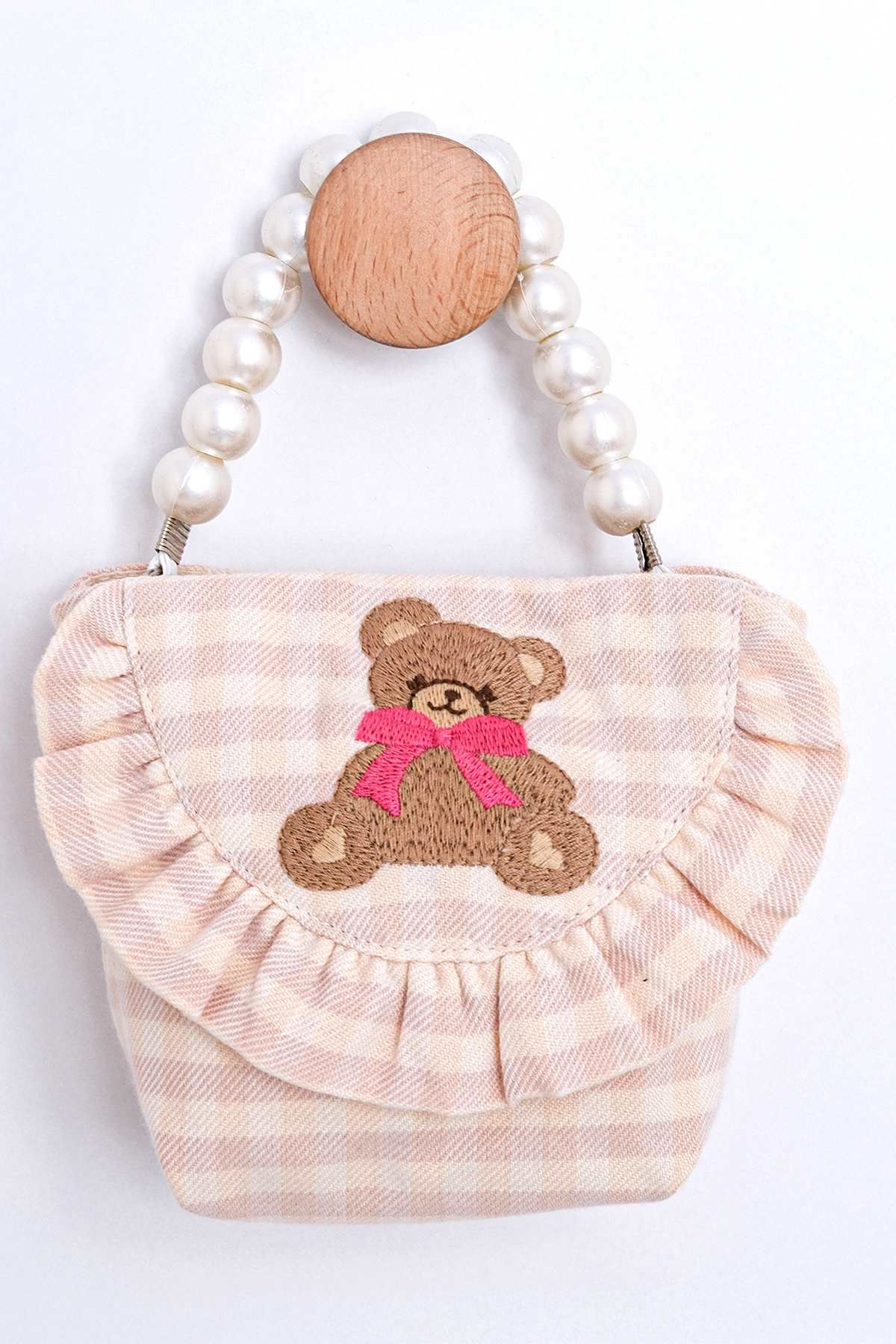 9-24 Aylık Vıvıenne Kız Bebek Çantalı Elbise-Pembe