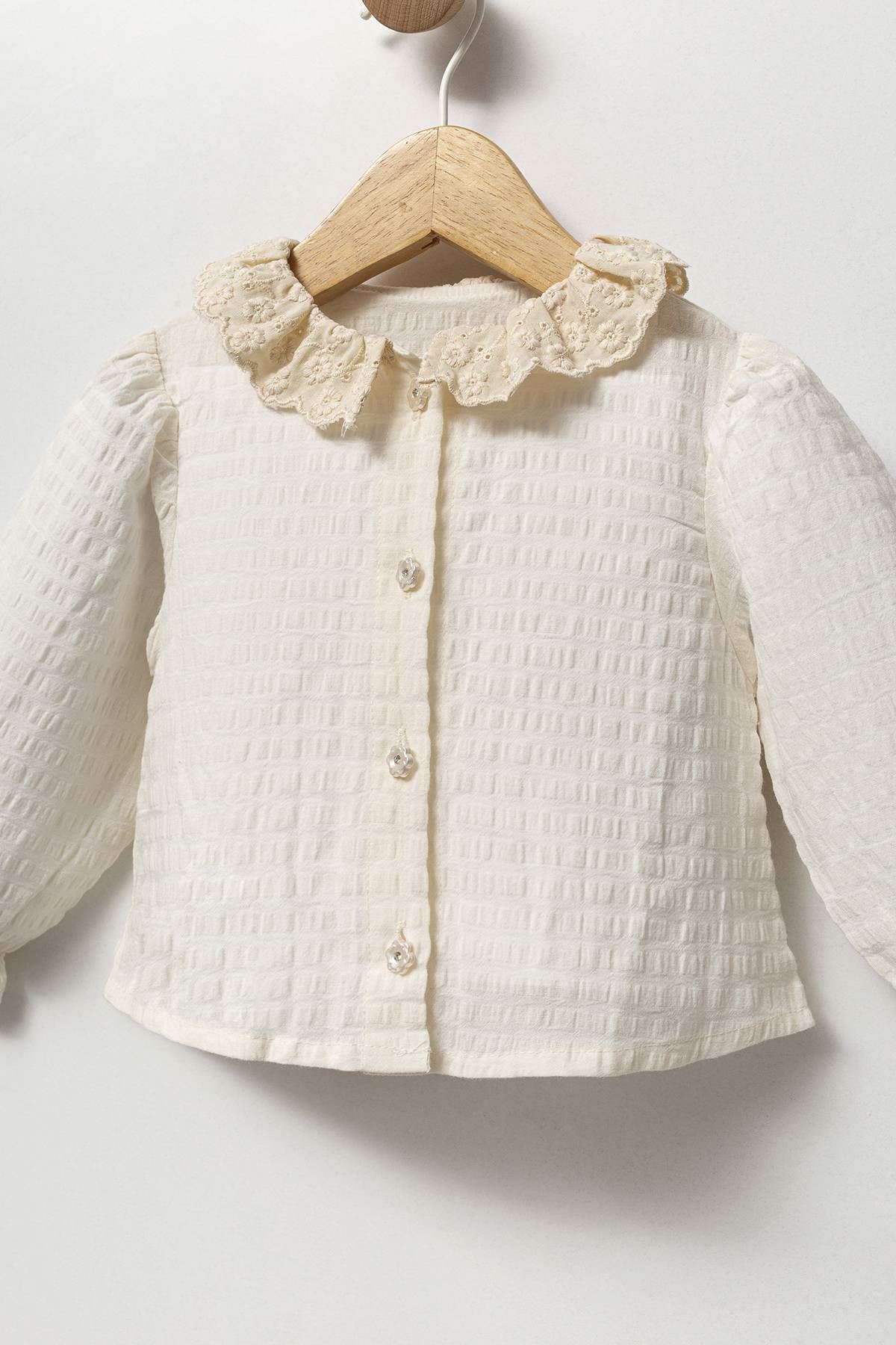 9-24 Aylık Jaqueline Kız Bebek Takım-Kahverengi