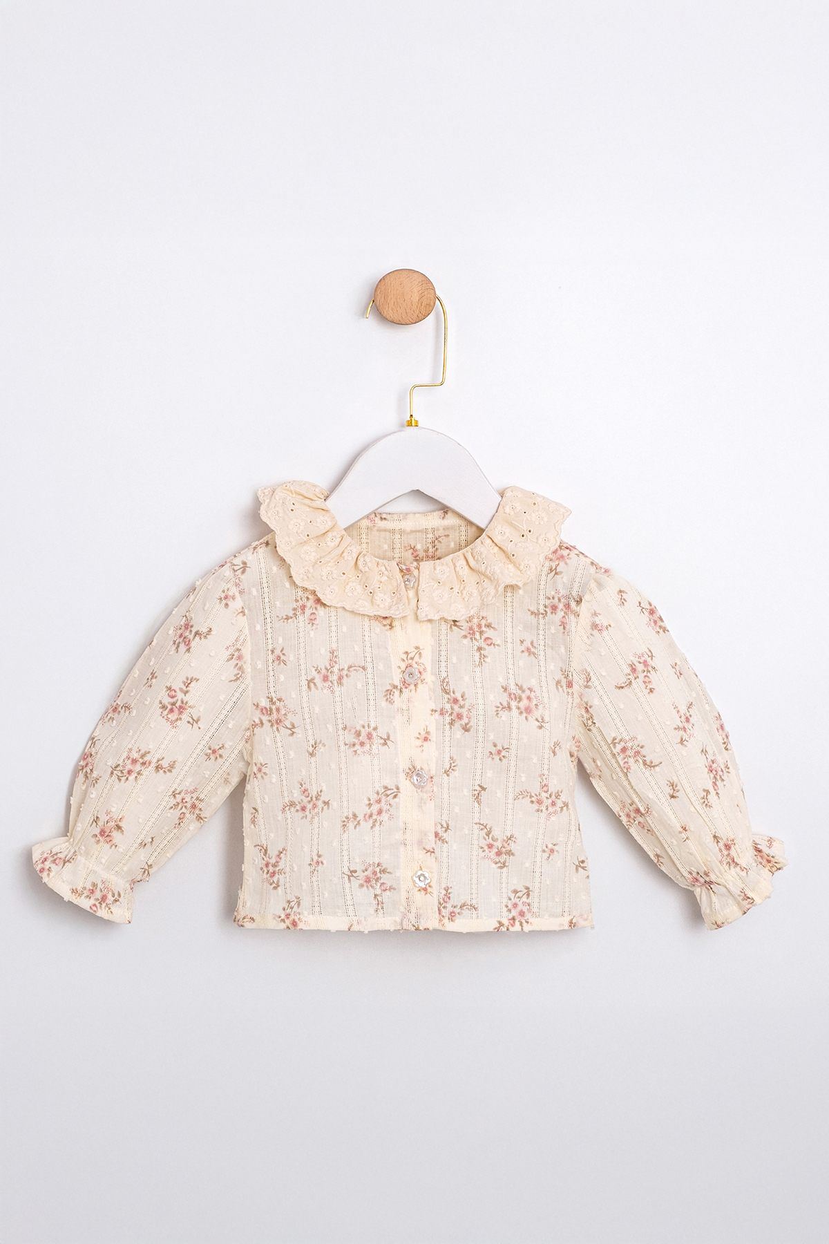 6-18 Aylık Jeane Bear Kız Bebek Takım-İndigo