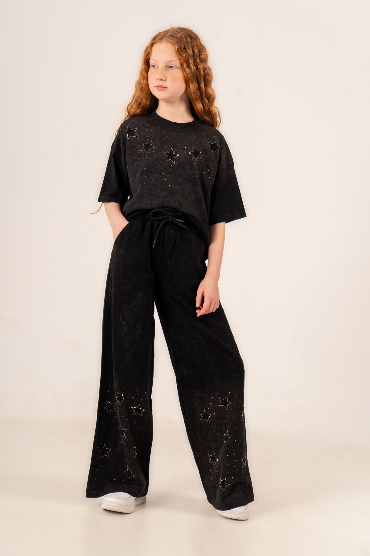 9-15 Yaş Magic  Mussness Kız Çocuk Takım-Siyah