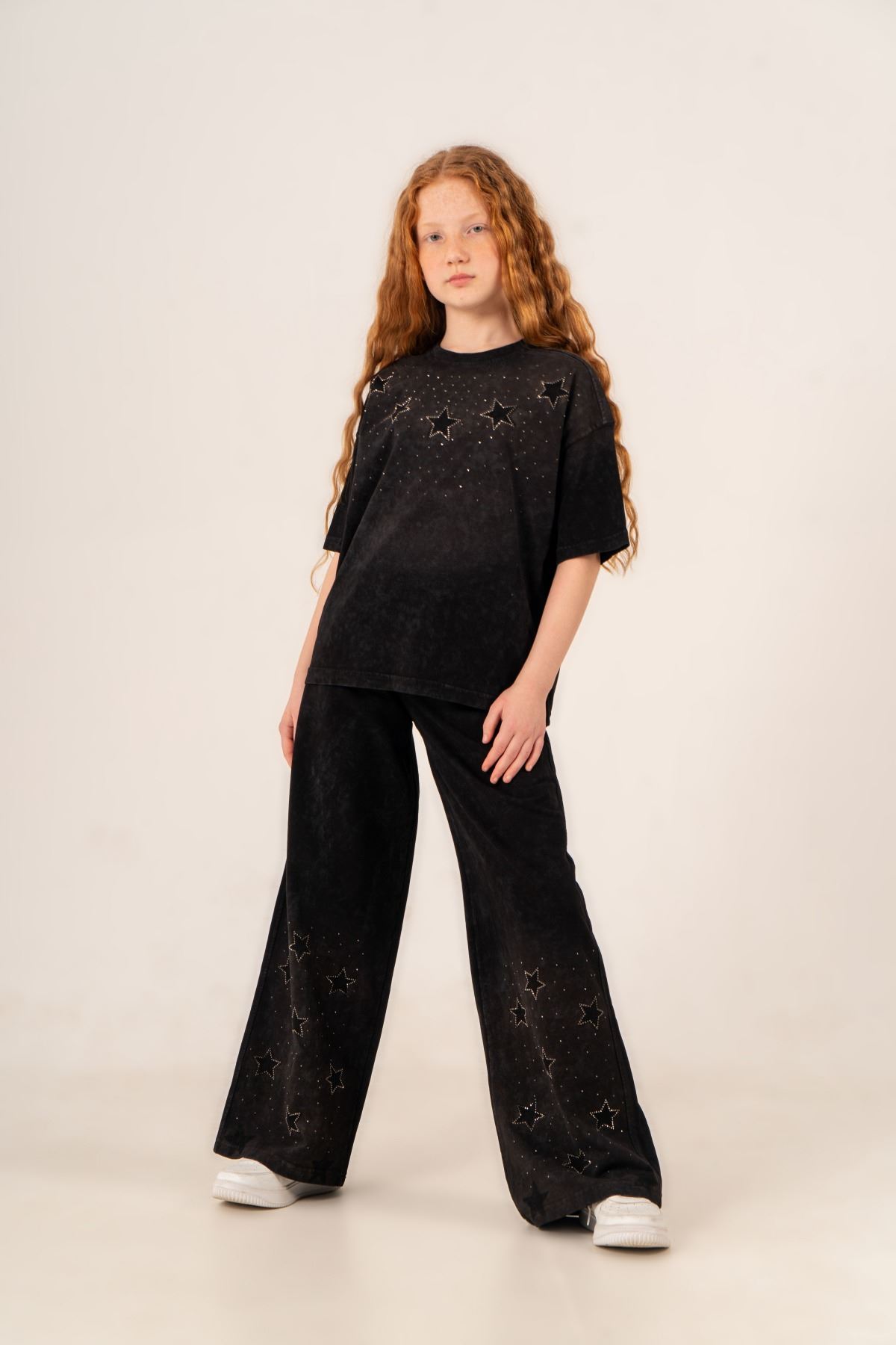 9-15 Yaş Magic  Mussness Kız Çocuk Takım-Siyah