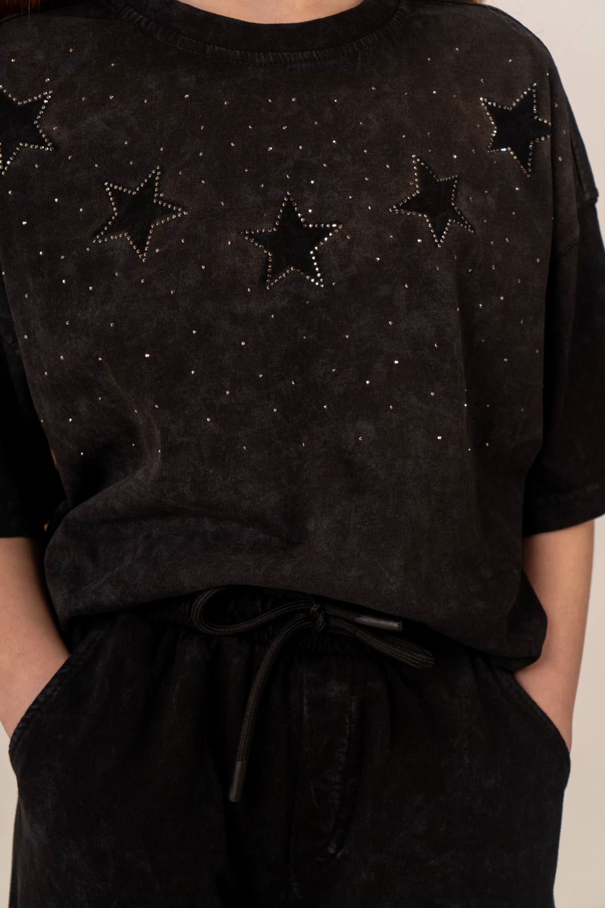 9-15 Yaş Magic  Mussness Kız Çocuk Takım-Siyah