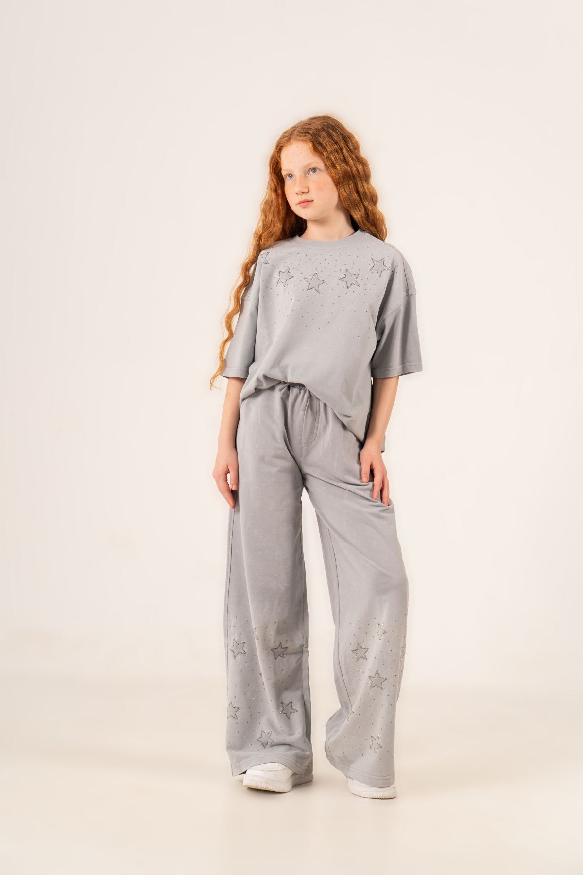 9-15 Yaş Magic  Mussness Kız Çocuk Takım-Uzay Grisi