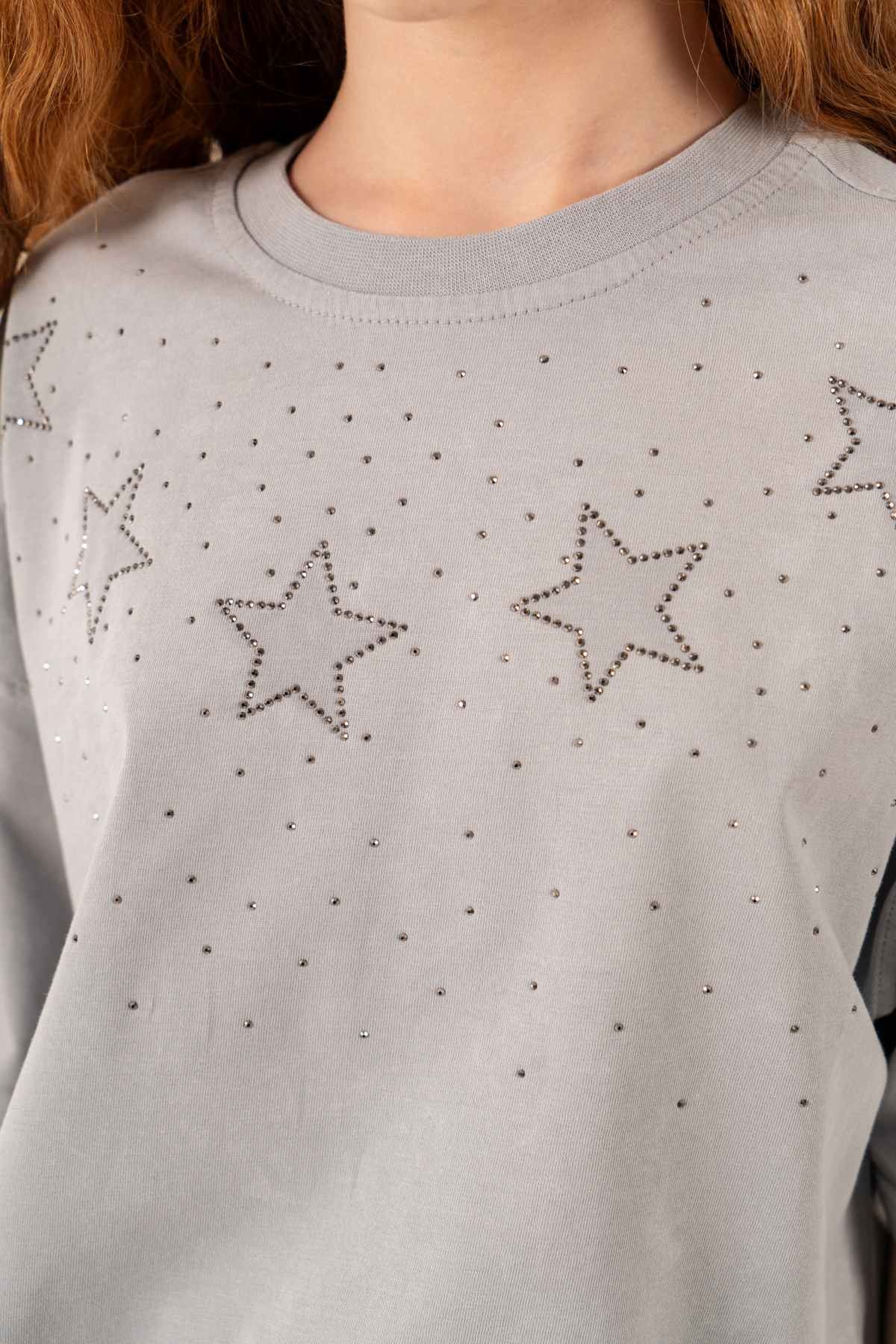 9-15 Yaş Magic  Mussness Kız Çocuk Takım-Uzay Grisi