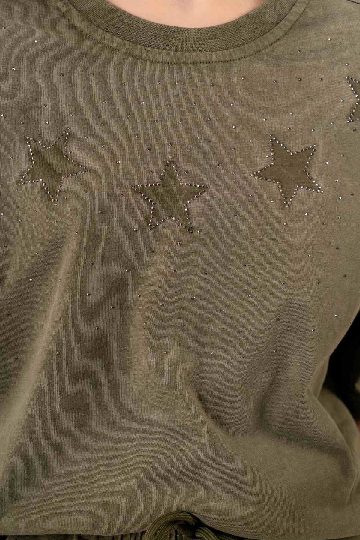 9-15 Yaş Magic  Mussness Kız Çocuk Takım-Haki