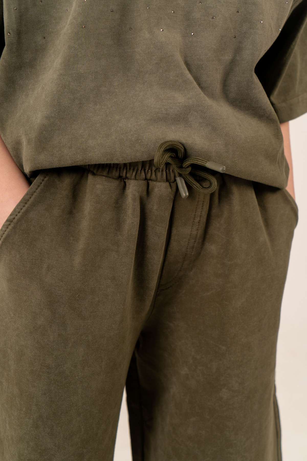 9-15 Yaş Magic  Mussness Kız Çocuk Takım-Haki