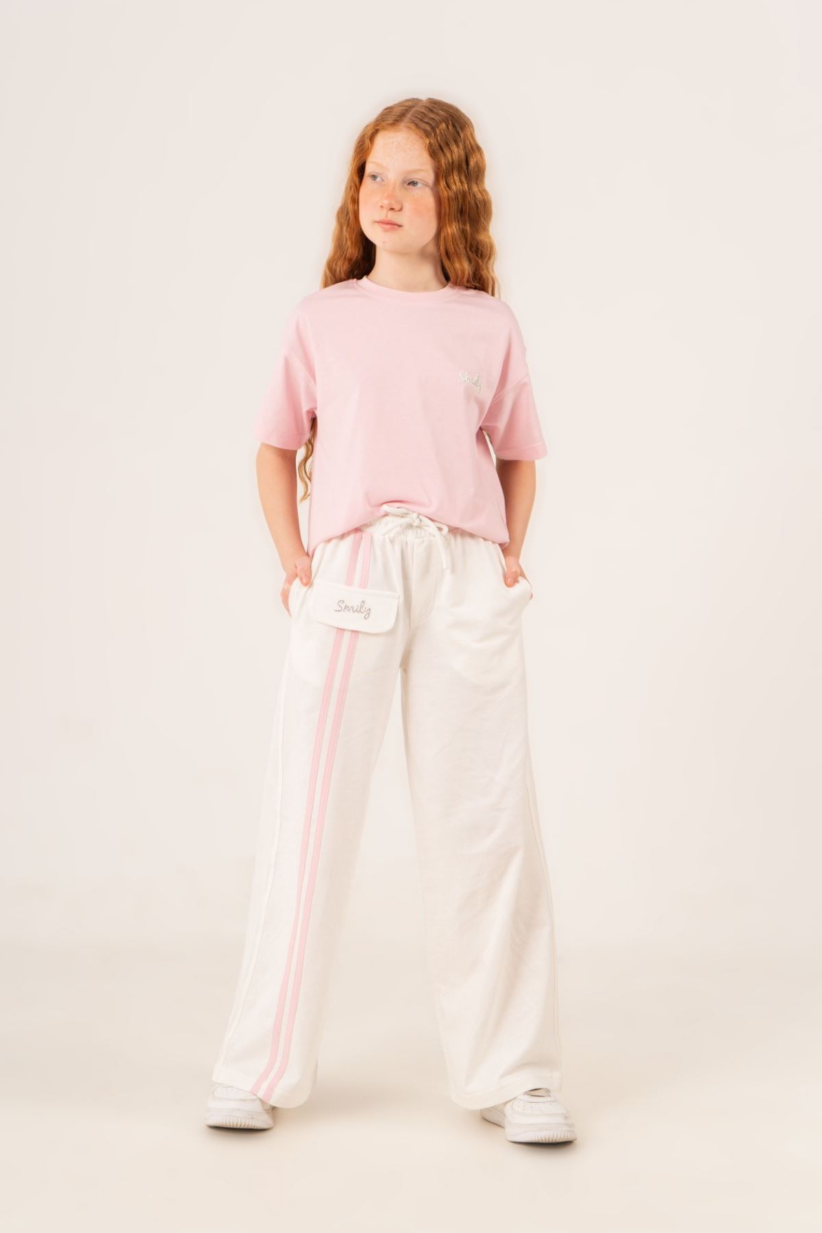 9-15 Yaş Cooles Cool Kız Çocuk Takım-Şeker Pembe