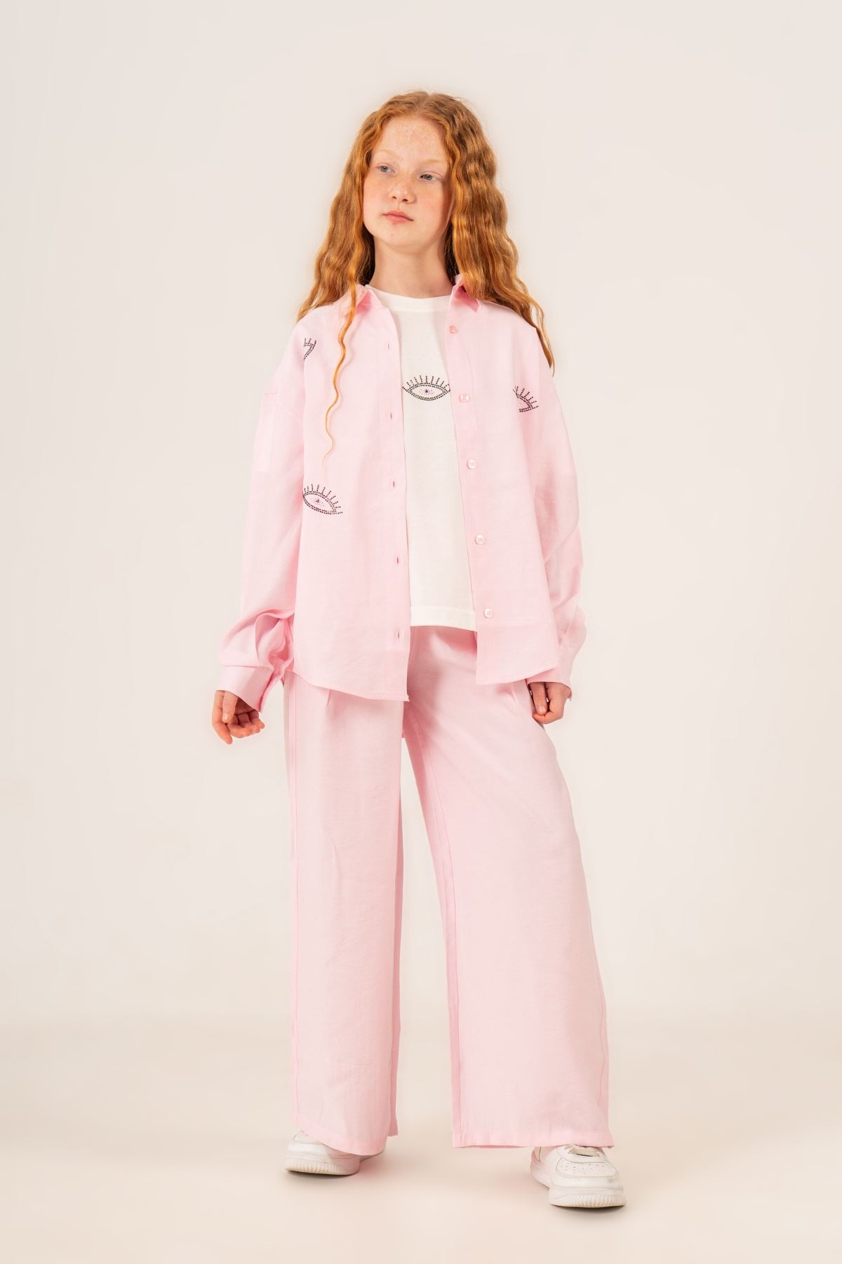 9-15 Yaş Regnum Prime Kız Çocuk 3'Lü Takım-Şeker Pembe