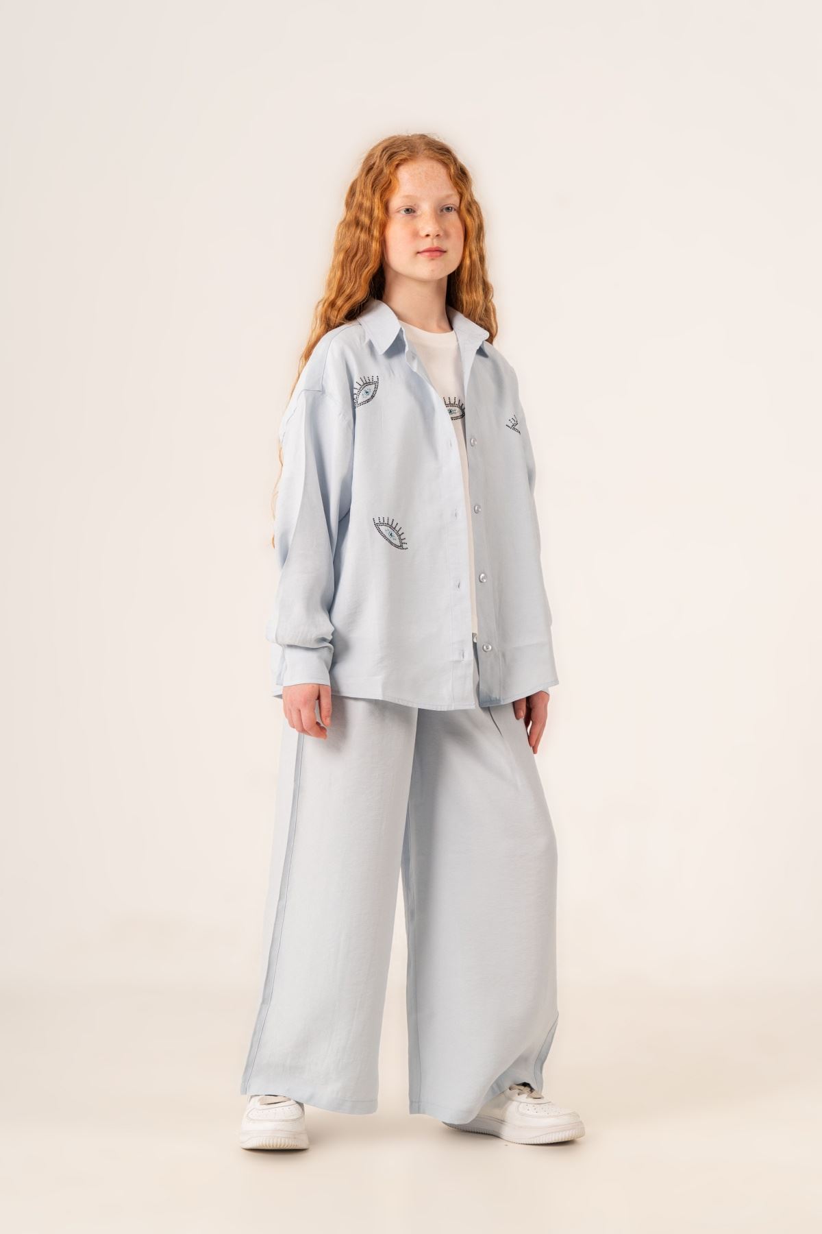 9-15 Yaş Regnum Prime Kız Çocuk 3'Lü Takım-Mavi