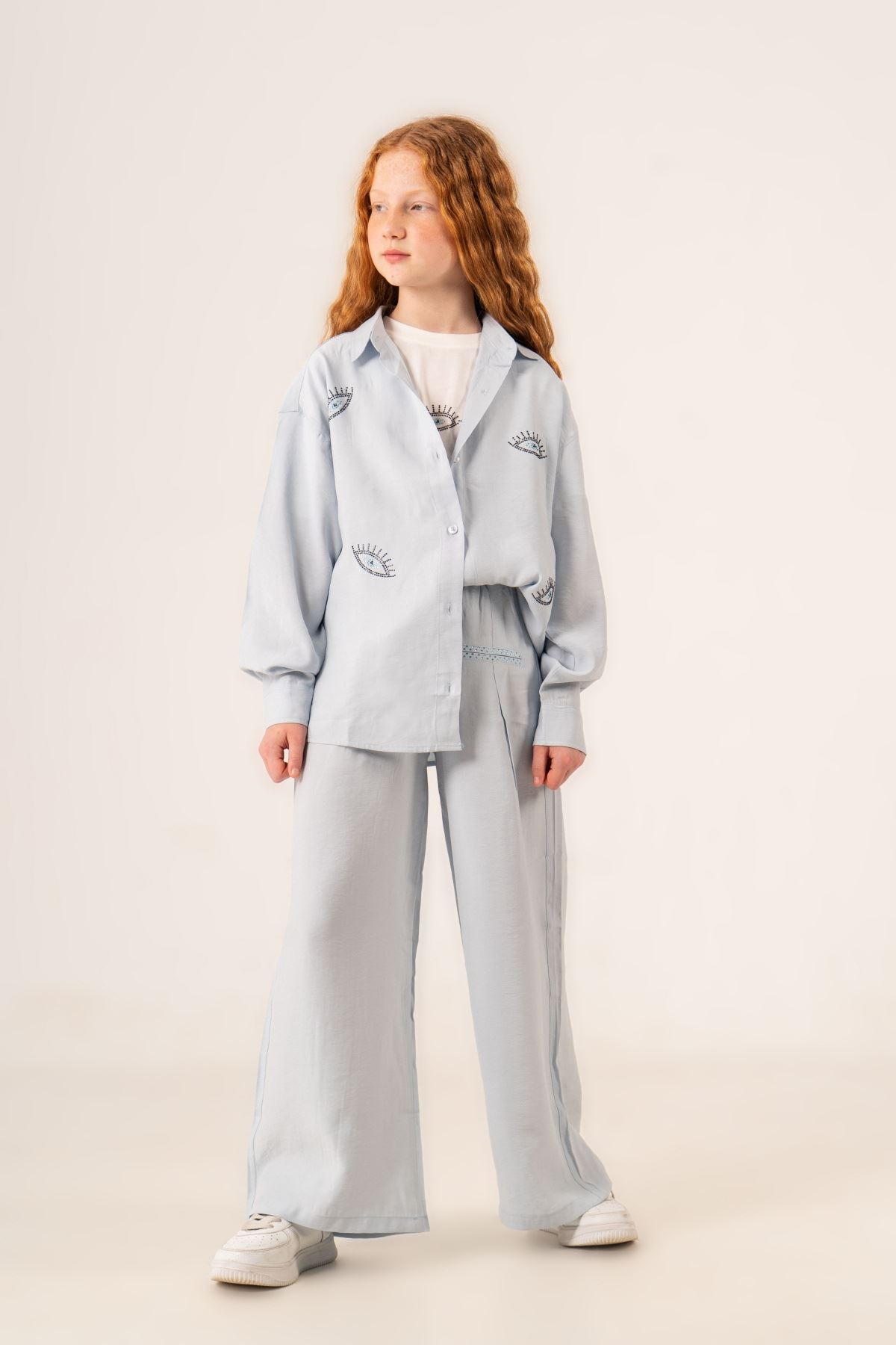 9-15 Yaş Regnum Prime Kız Çocuk 3'Lü Takım-Mavi