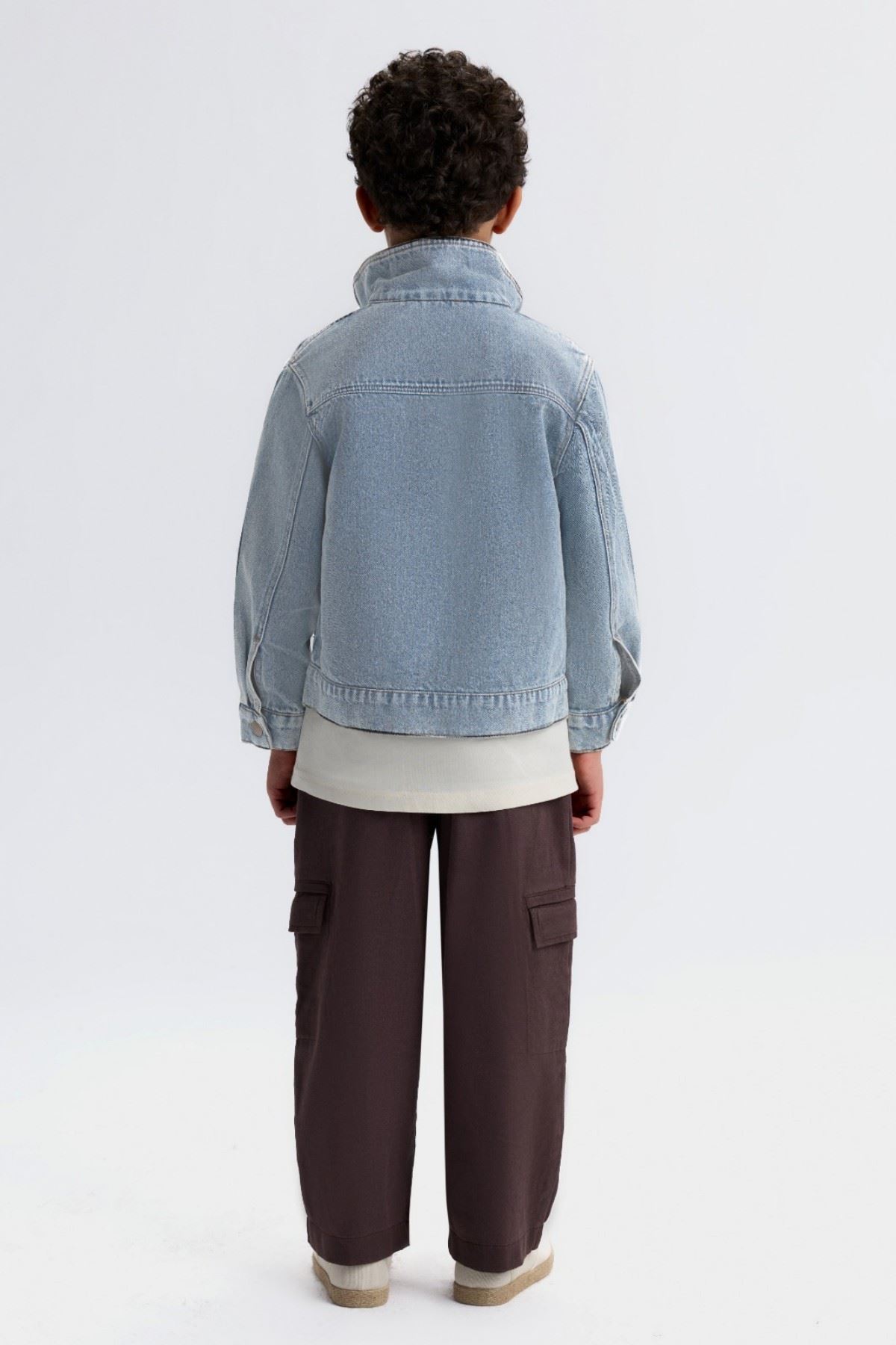 4-8 Yaş Calm Brave Erkek Çocuk 3'Lü Takım-Mavi