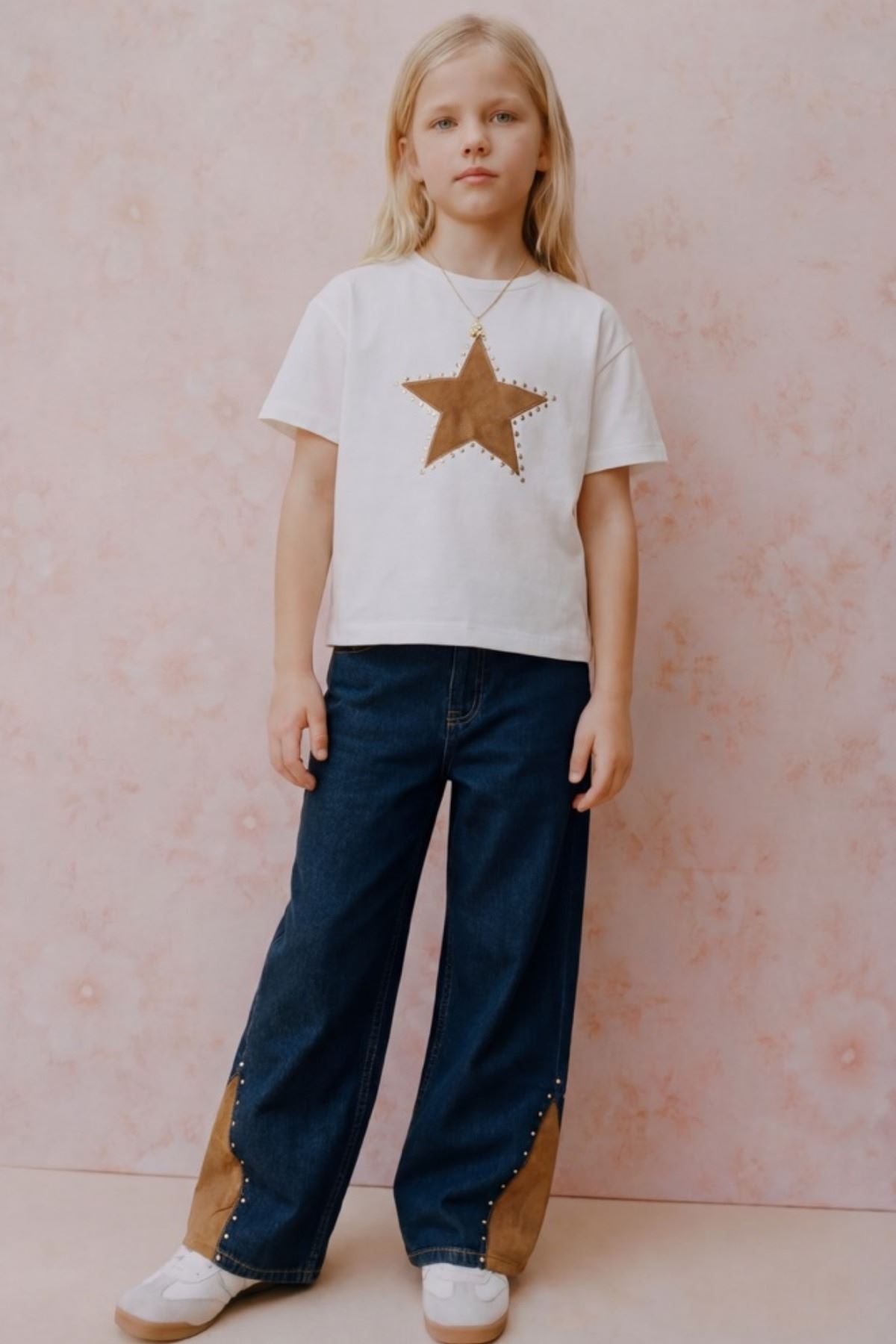 9-14 Yaş Cowelo Mussness Kız Çocuk 3'Lü Takım-Mocca