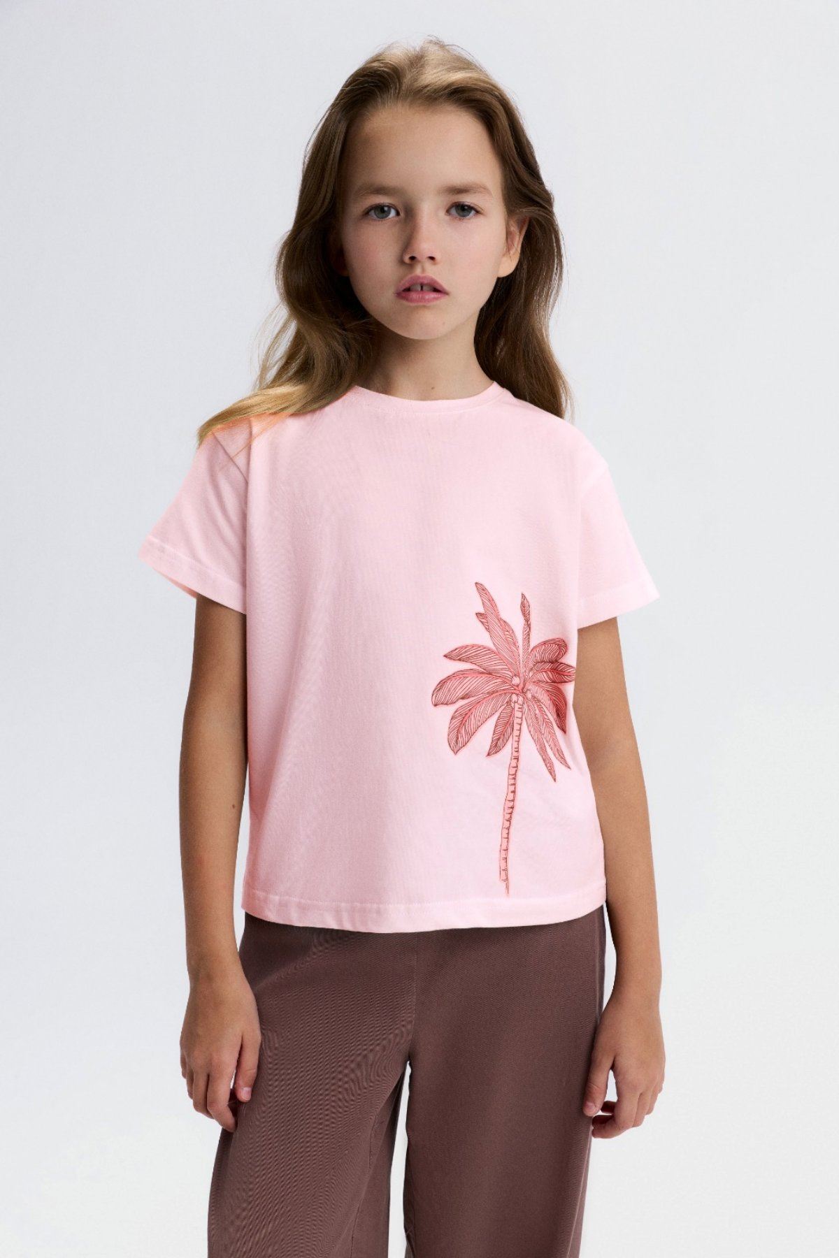 8-14 Yaş Palmiye Parfaıt Kız Çocuk 3'Lü Takım-Pudra