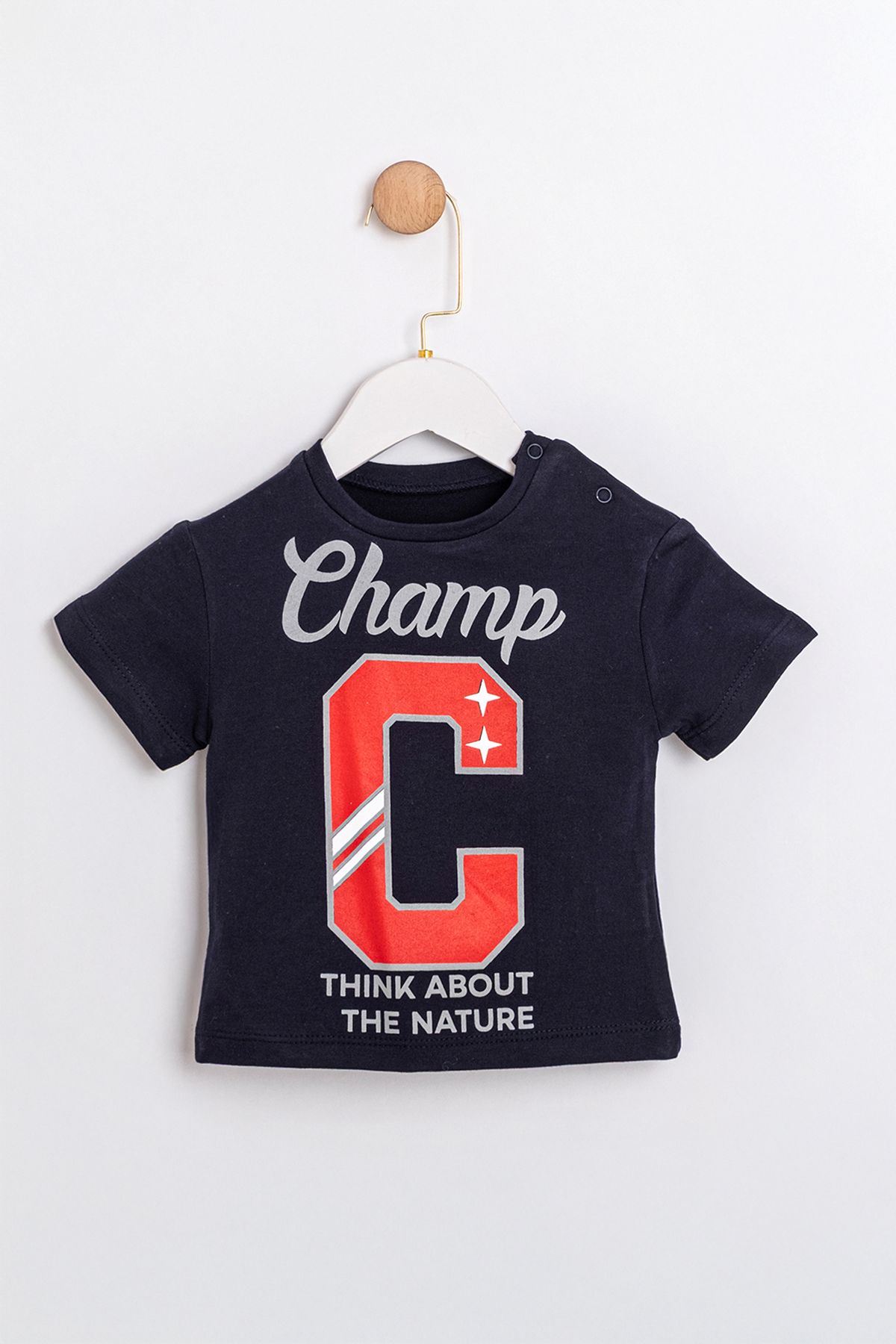 9-24 Aylık Prince Leo Erkek Bebek 3'Lü Takım-Ekru