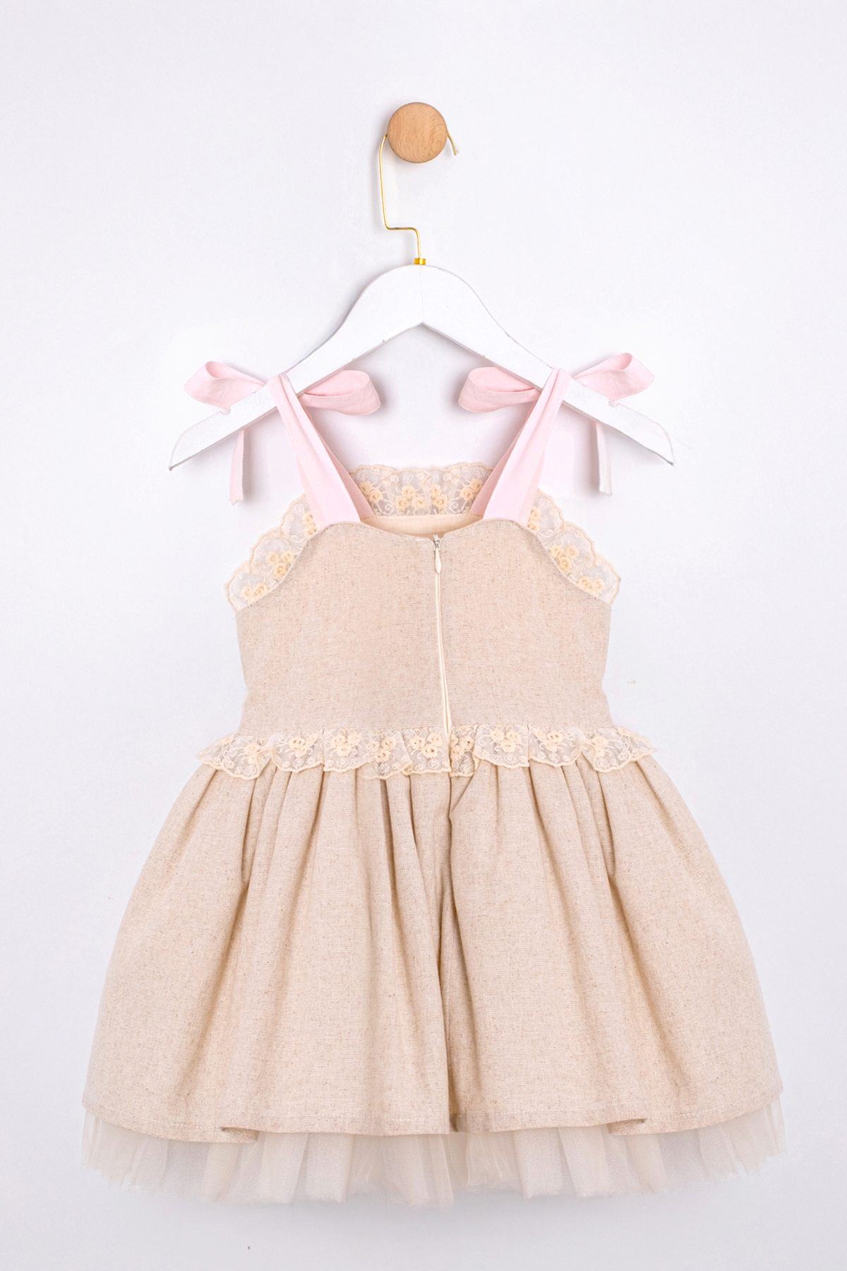 2-5 Yaş Magic Dream Kız Çocuk Elbise-Latte