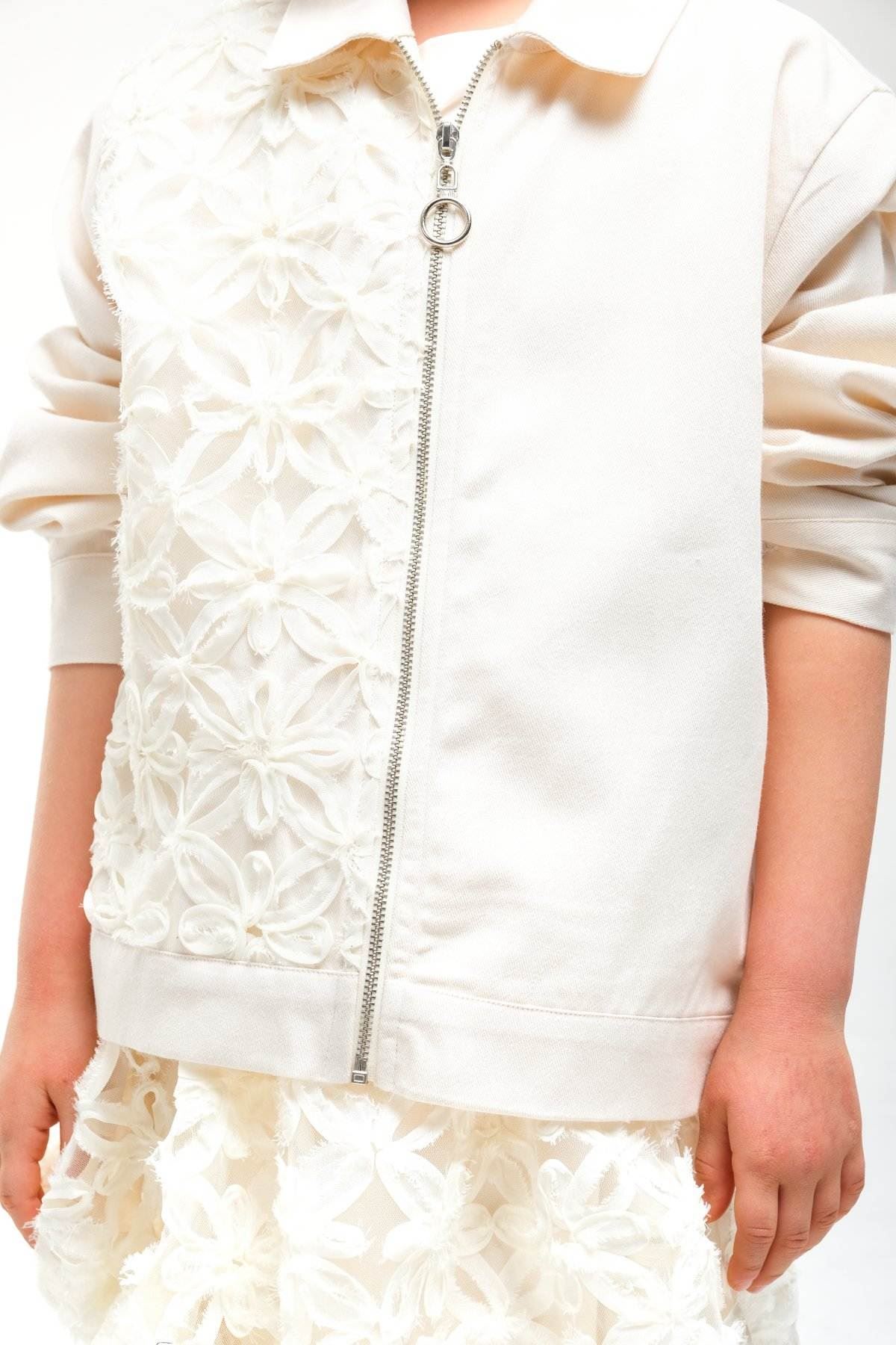 4-8 Yaş Royal Pearl Kız Çocuk Takım-Latte