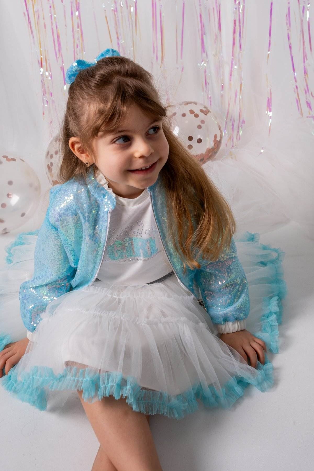 2-5 Yaş Magic Kız Çocuk 3'Lü Takım-Mavi