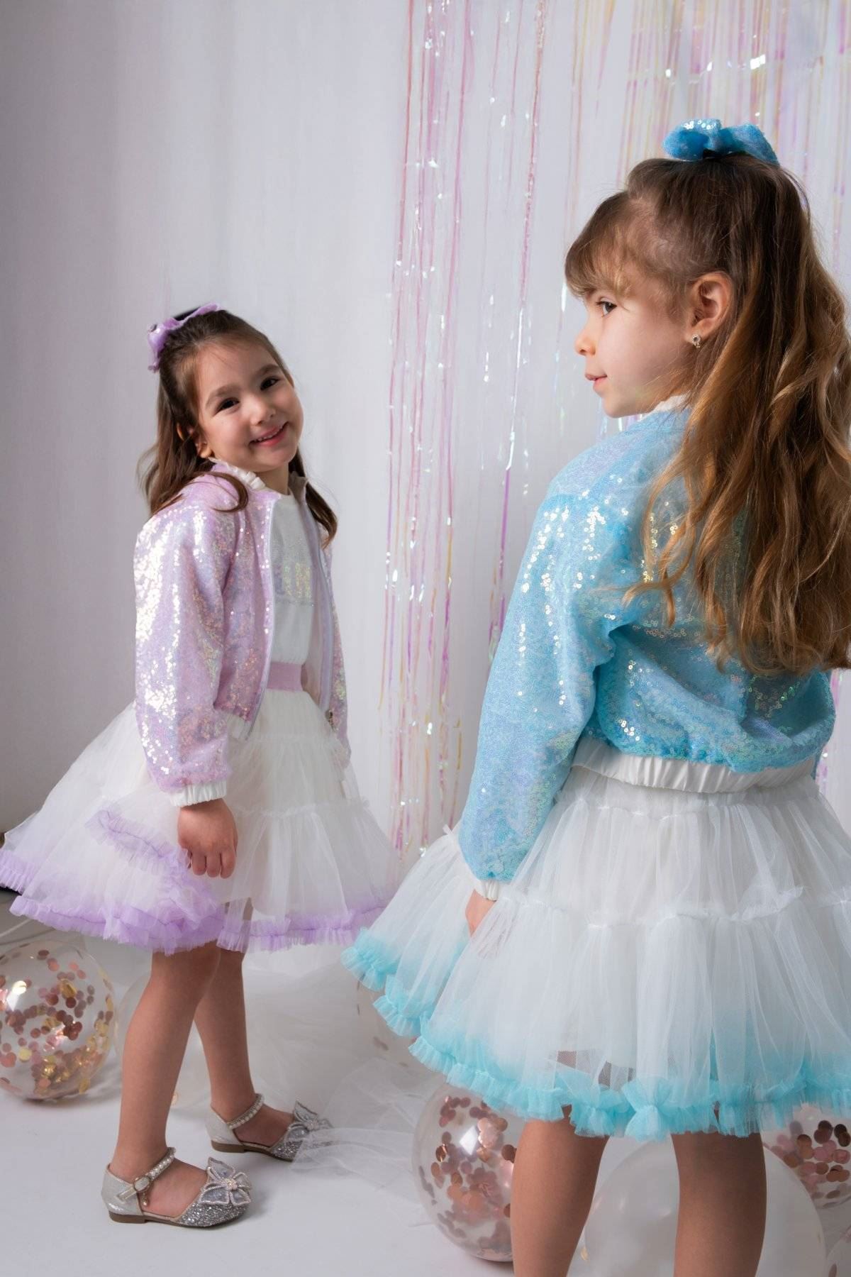 2-5 Yaş Magic Kız Çocuk 3'Lü Takım-Lila