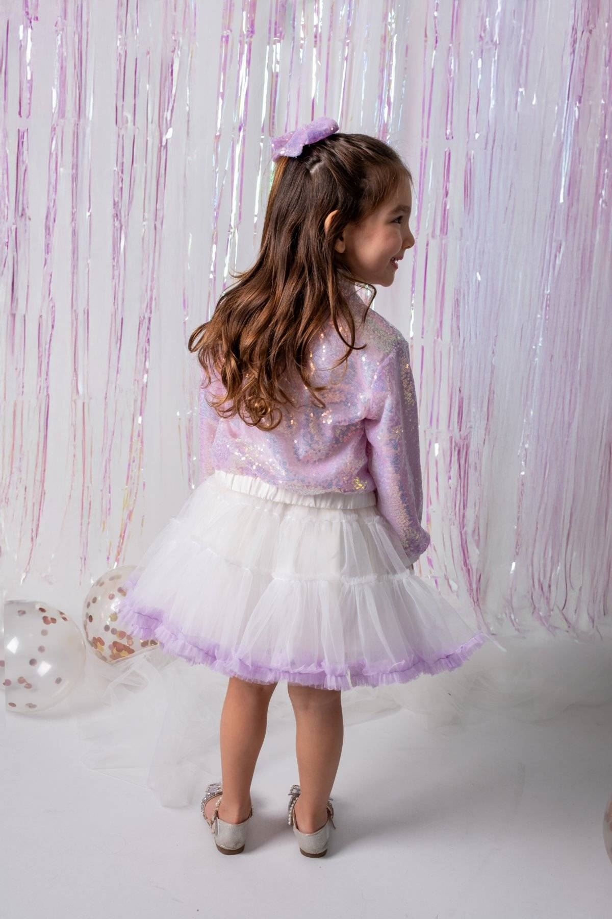 2-5 Yaş Magic Kız Çocuk 3'Lü Takım-Lila