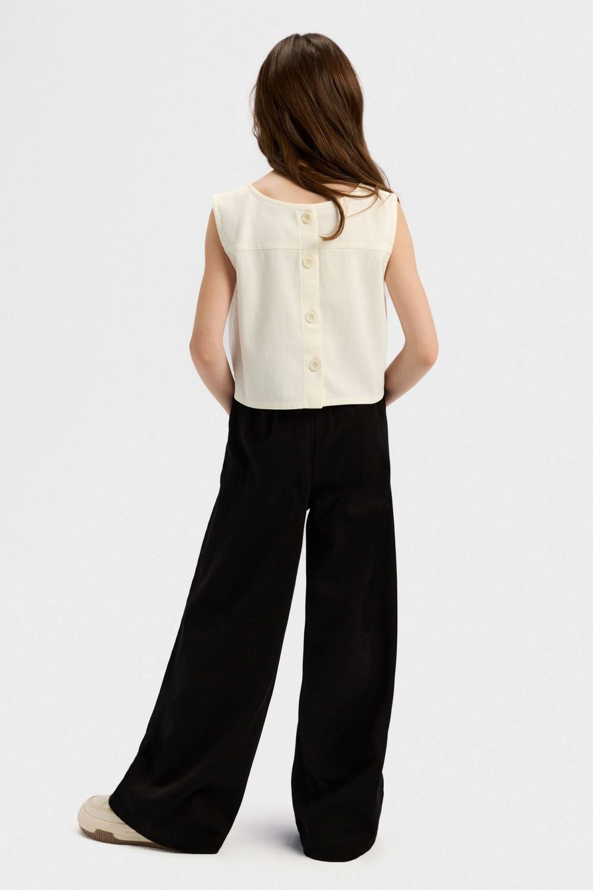 8-14 Yaş Alina Bloom Kız Çocuk 3'Lü Takım-Siyah